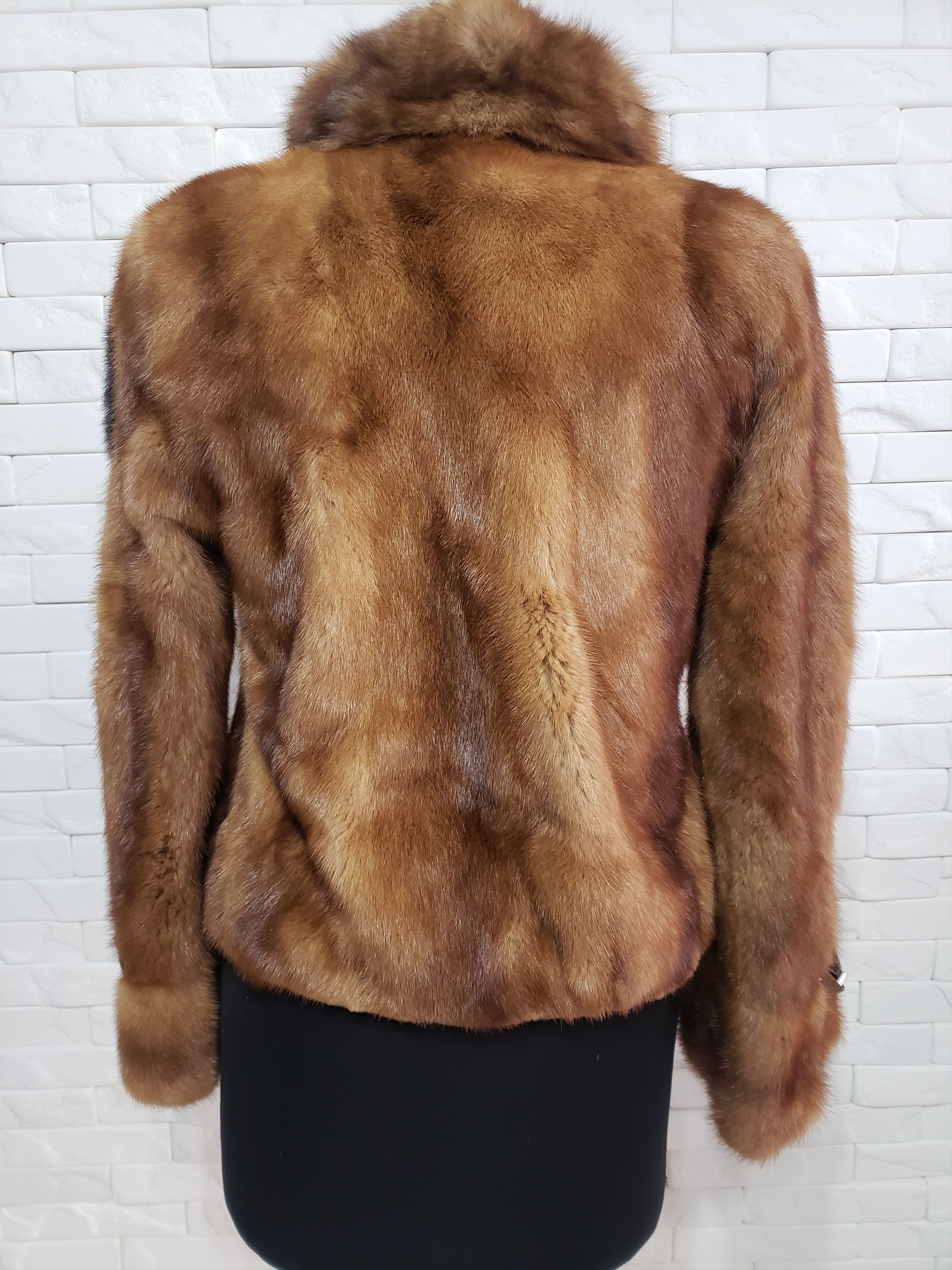 Uniqlo Stylish women's mink coat. Size M / US 6-8 / IT 42-44 - 4 Thumbnail