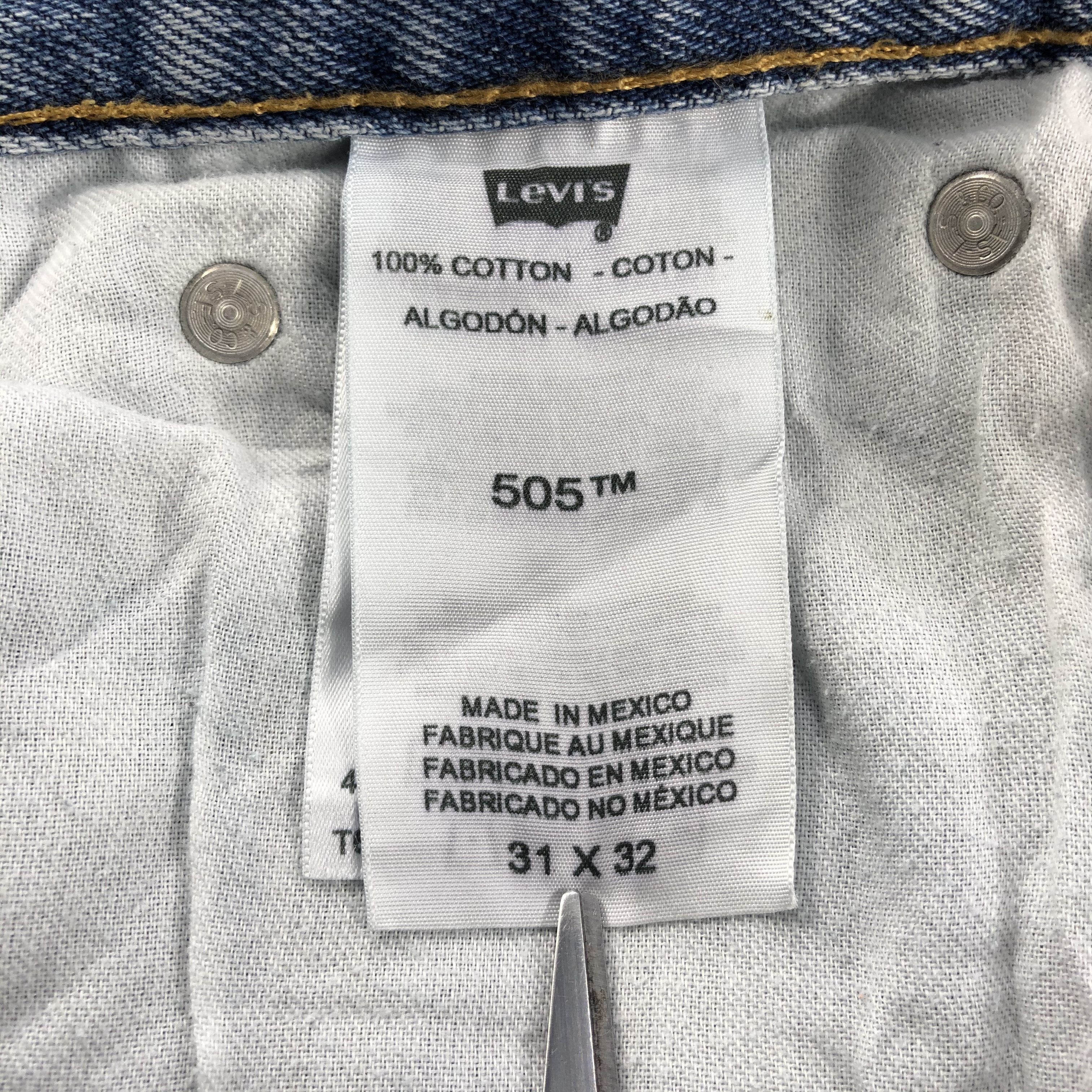 Levi's Vintage Light Wash Levis 505 Jeans-J1536 Size US 33 - 11 Thumbnail