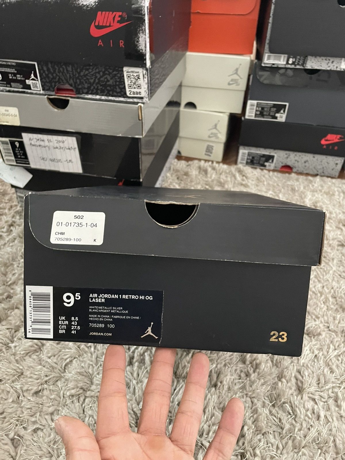 Jordan Brand Jordan 1 Laser Size US 9.5 / EU 42-43 - 11 Thumbnail