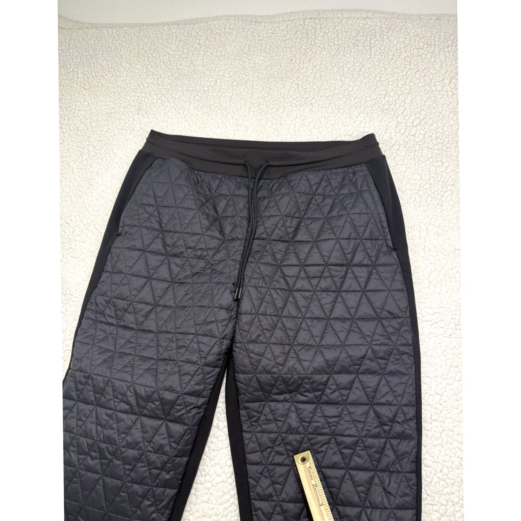 Athleta VINTAGE? Athleta Solstice Apres Ski Quilted Jogger Pants Women’s 16 Black Insulated Size 38" / US 16 / IT 52 - 3 Thumbnail