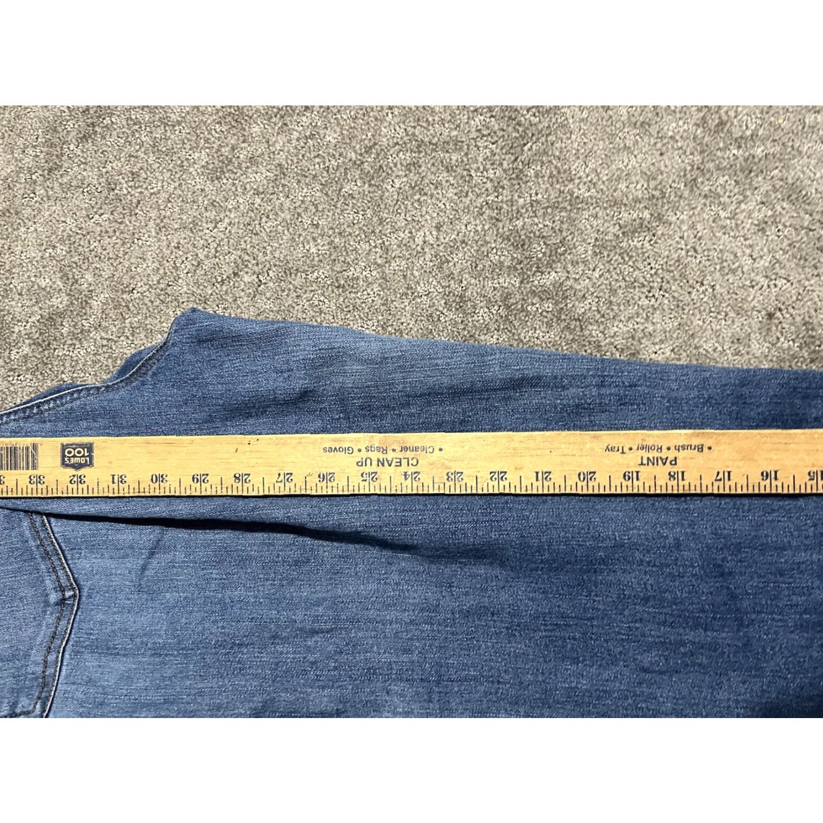 Gloria Vanderbilt Gloria Vanderbilt Amanda Jeans Straight Denim Size 16 Women Inseam 31 Blue Mid Rise Regular Fit Size 38" / US 16 / IT 52 - 6 Thumbnail