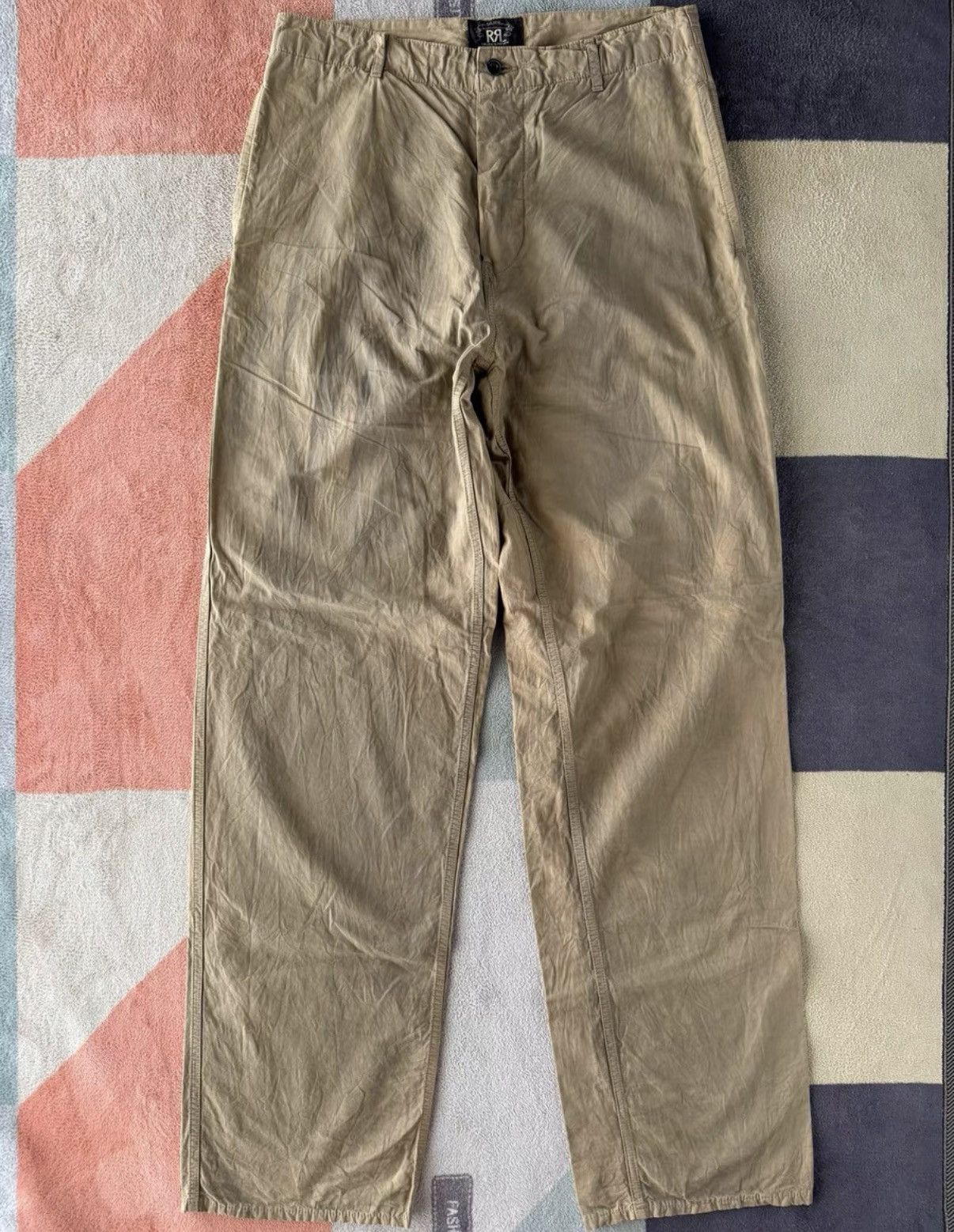 RRL Ralph Lauren RRL Cotton Linen Casual Pants by Ralph Lauren Double RL K22 Size US 30 / EU 46 - 1 Thumbnail