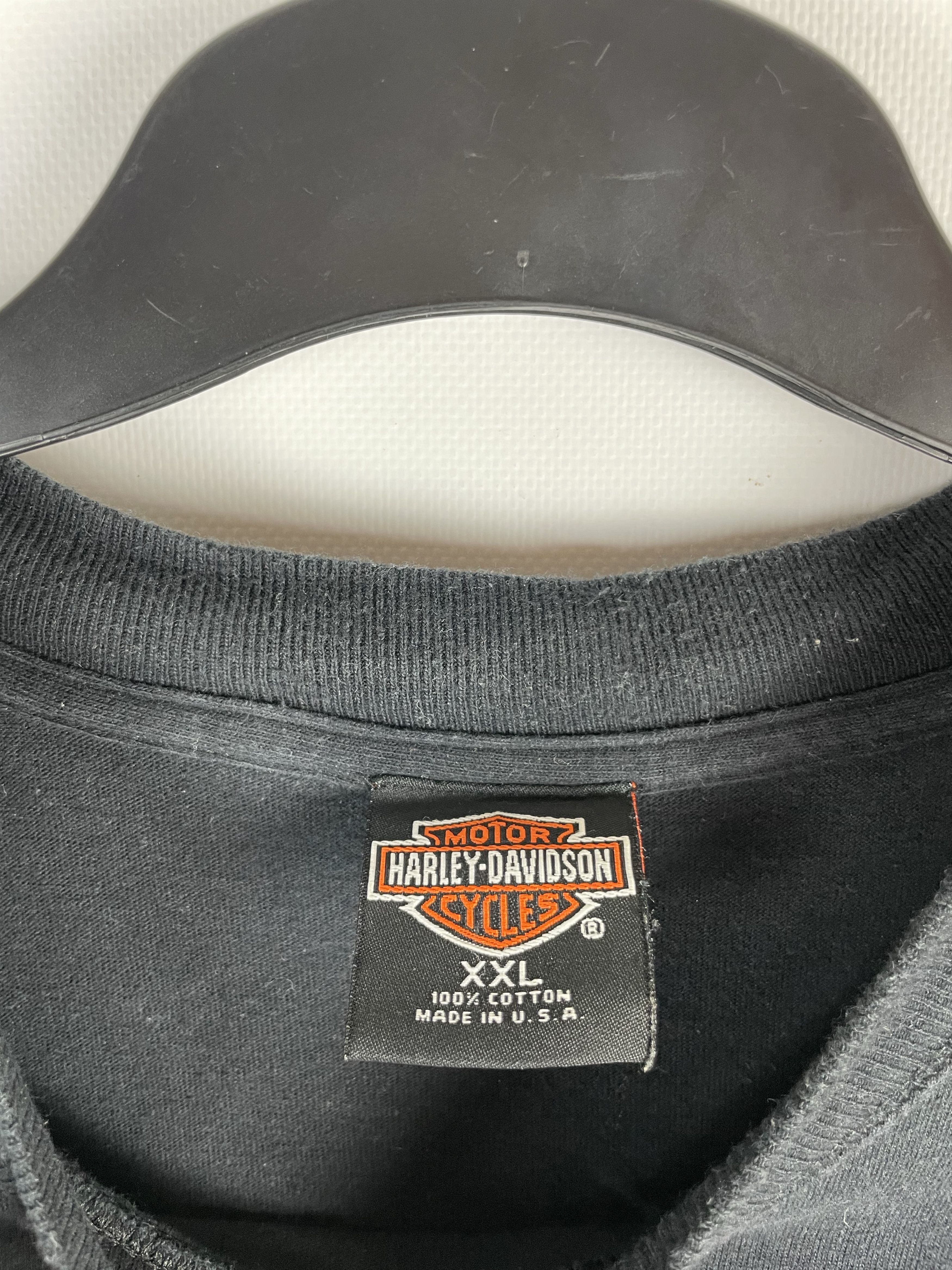 Harley Davidson × Vintage Vintage HARLEY DAVIDSON Tee Graphic T-Shirt Size US XL / EU 56 / 4 - 5 Thumbnail