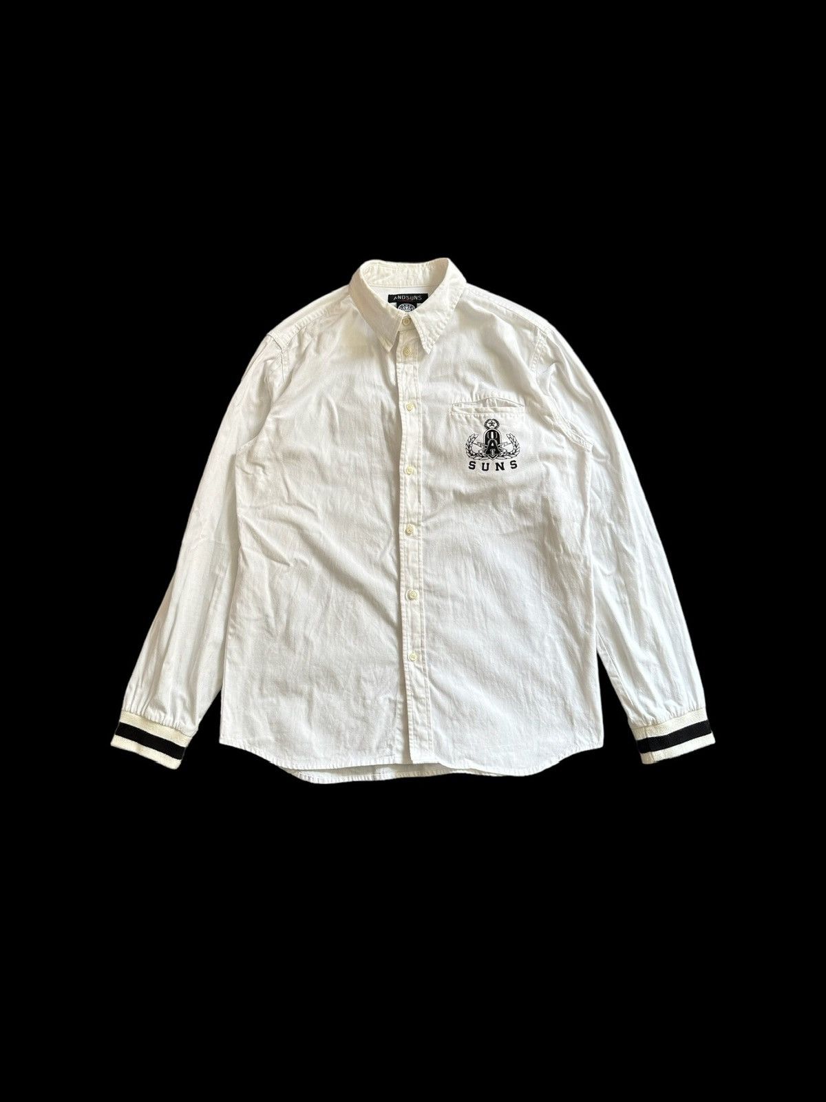ANDSUNS 00’s Andsuns oxford button up ringer sleeve Size US M / EU 48-50 / 2 - 1 Thumbnail