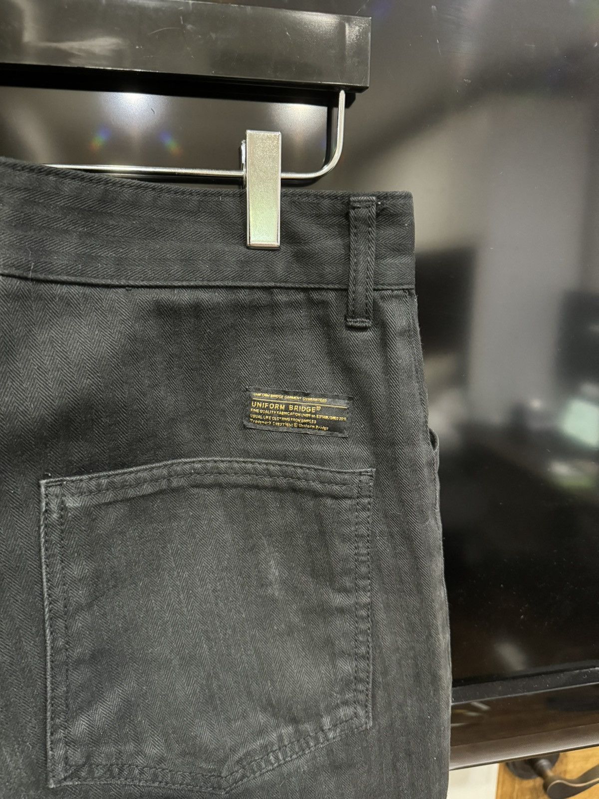 Uniform Bridge Uniform Bridge Herringbone HBT Fatigue Baker Pants Black Size US 30 / EU 46 - 10 Thumbnail