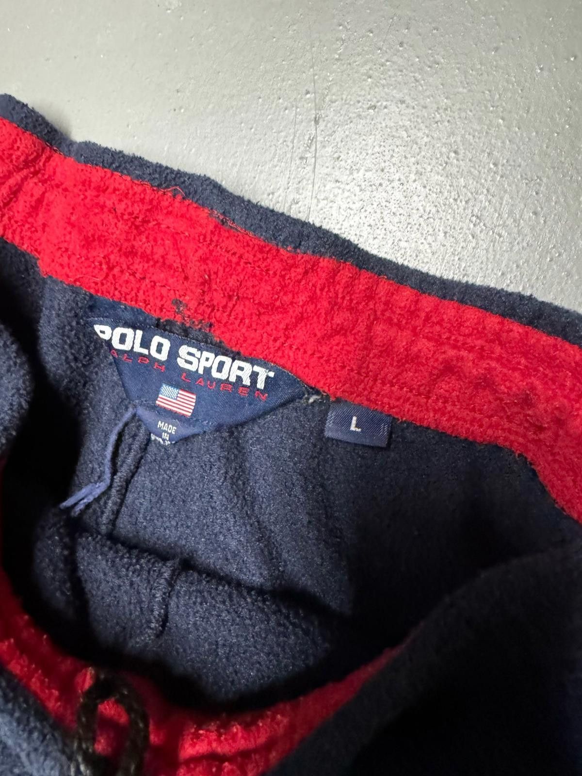 Designer Polo Sport USA Fleece Joggers - Navy Blue Size US 34 / EU 50 - 3 Thumbnail