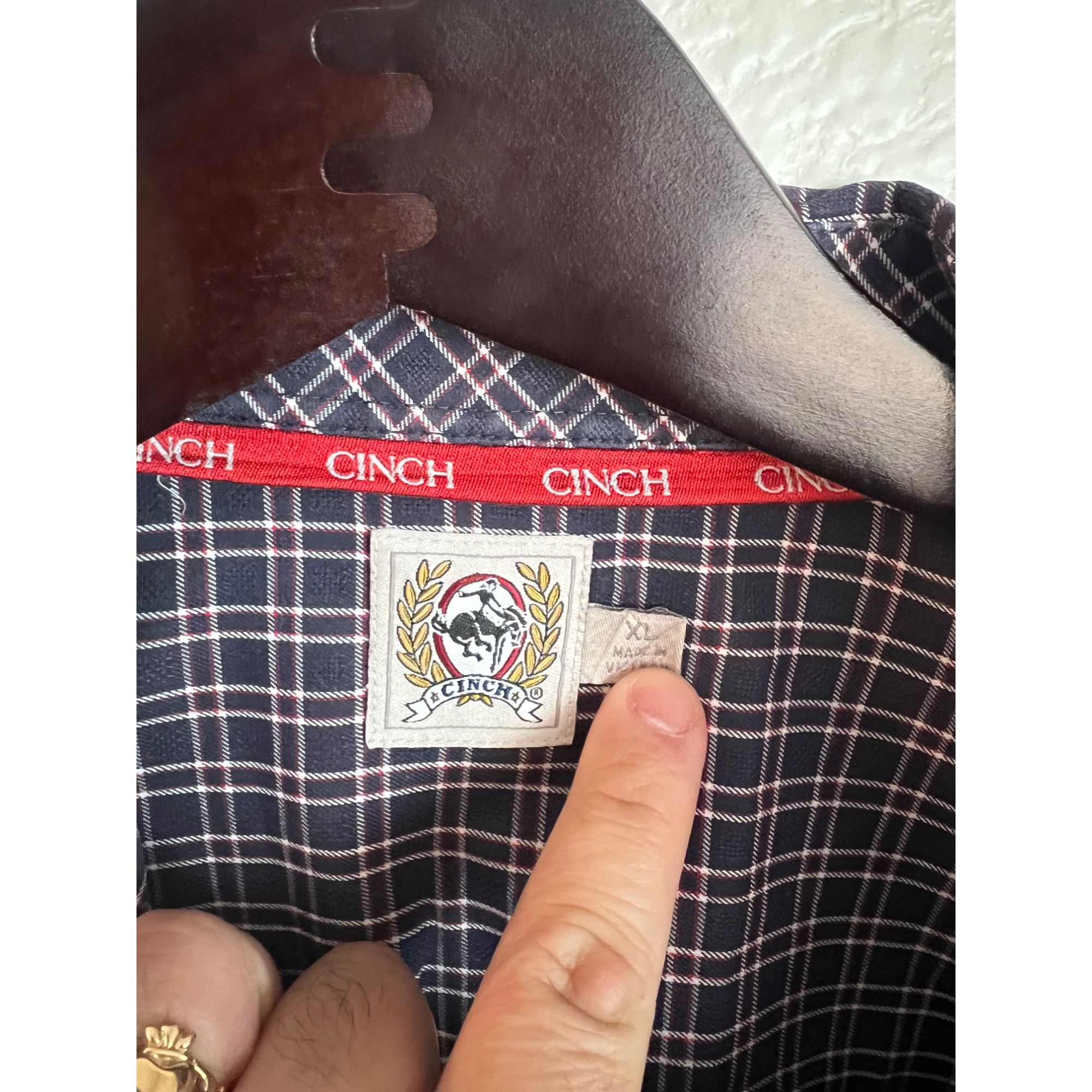 CINCH Cinch Striped Long Sleeve Button Up Shirt - Size XL Size US XL / EU 56 / 4 - 3 Thumbnail