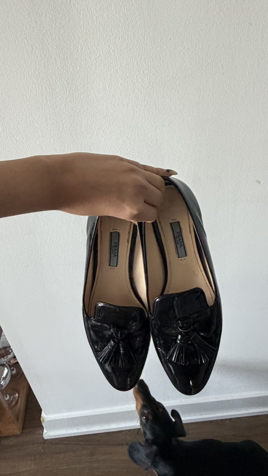 Prada Prada leather tassel loafers Size US 7.5 / IT 37.5 - 3 Thumbnail