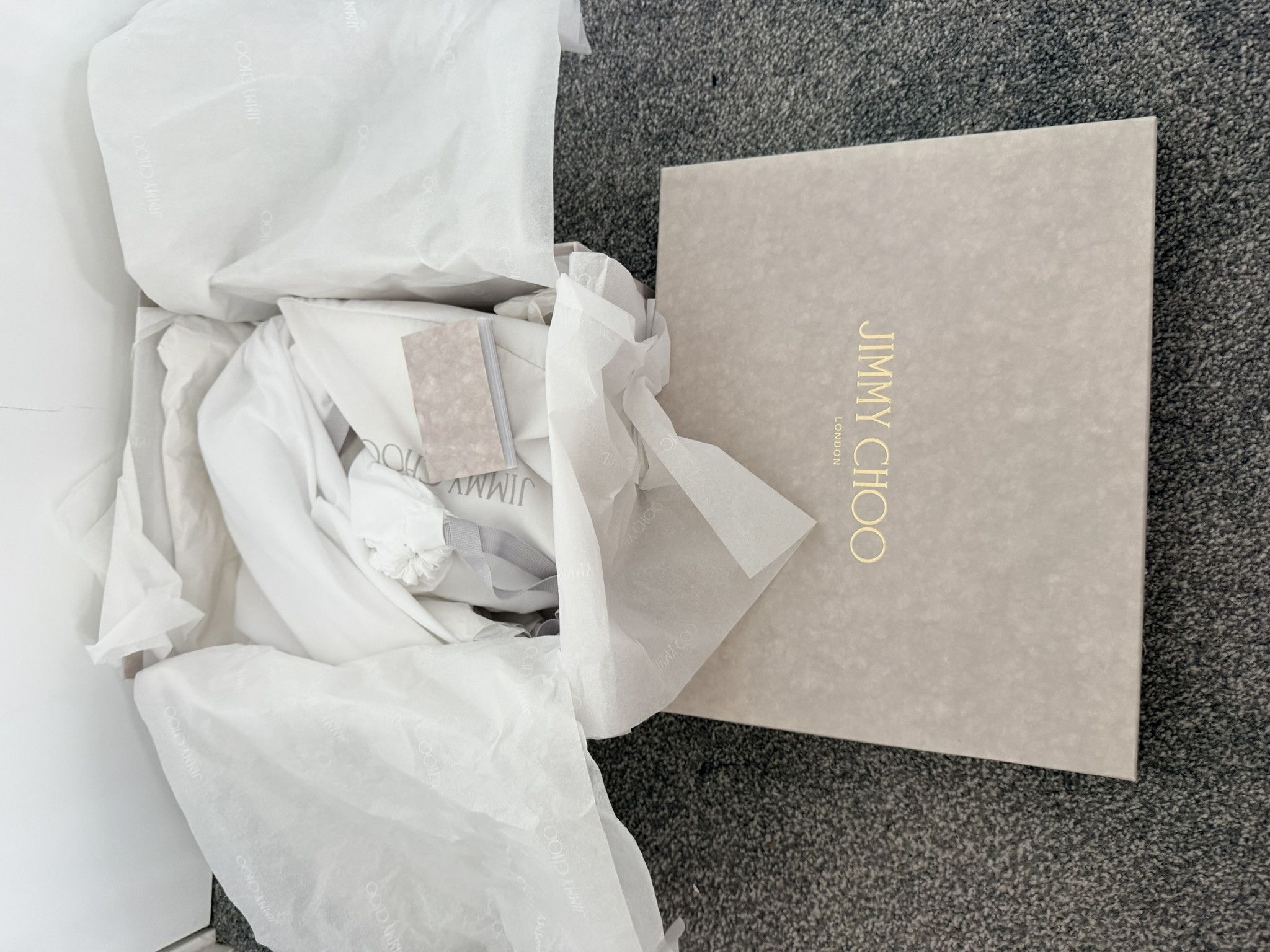 Jimmy Choo Jimmy Choo Saeda 100 l 39 EU Ivory/Crystal Size US 9 / IT 39 - 10 Thumbnail
