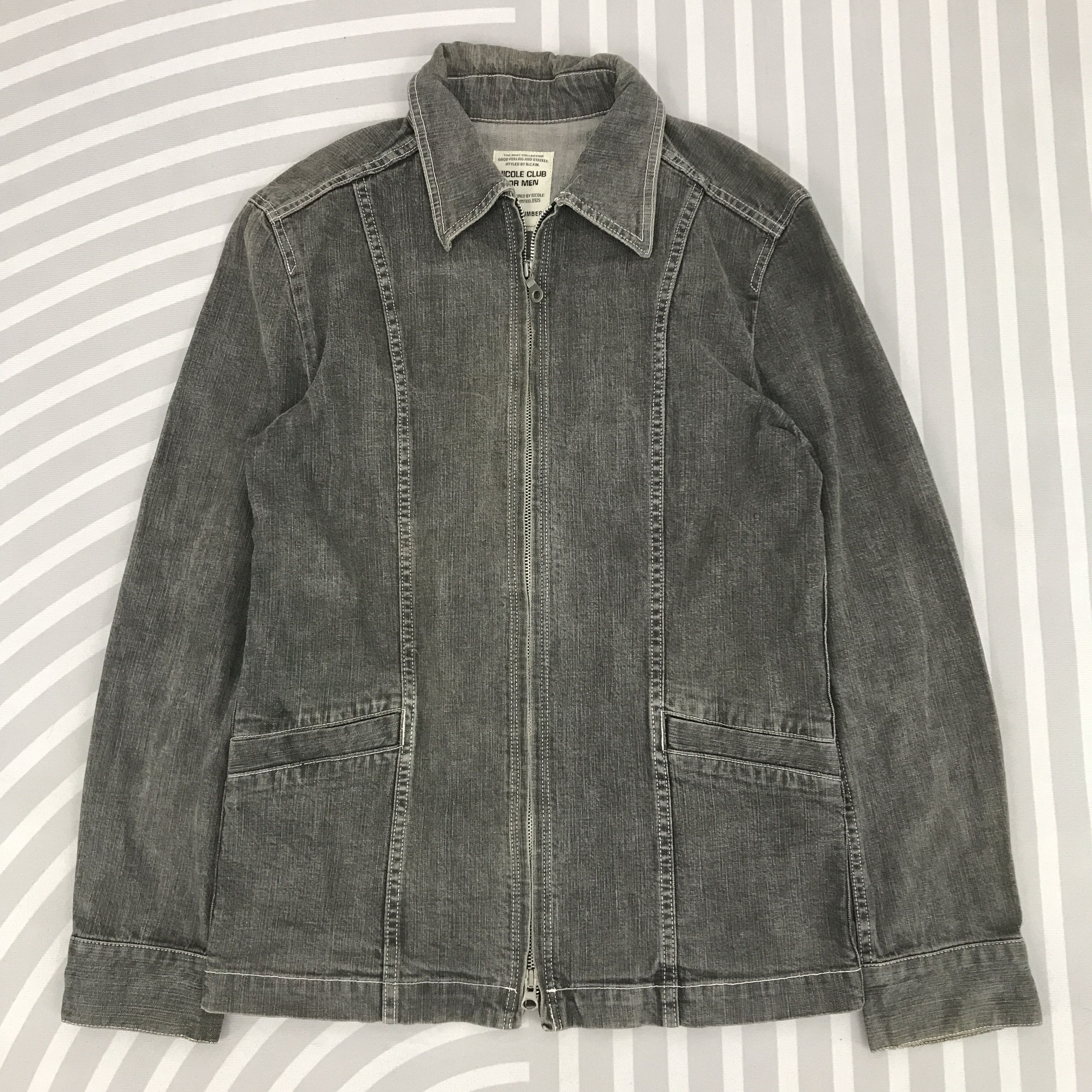 Japanese Brand × Nicole Club × Vintage Vintage Nicole club for Men zipper Jacket Size US S / EU 44-46 / 1 - 1 Thumbnail