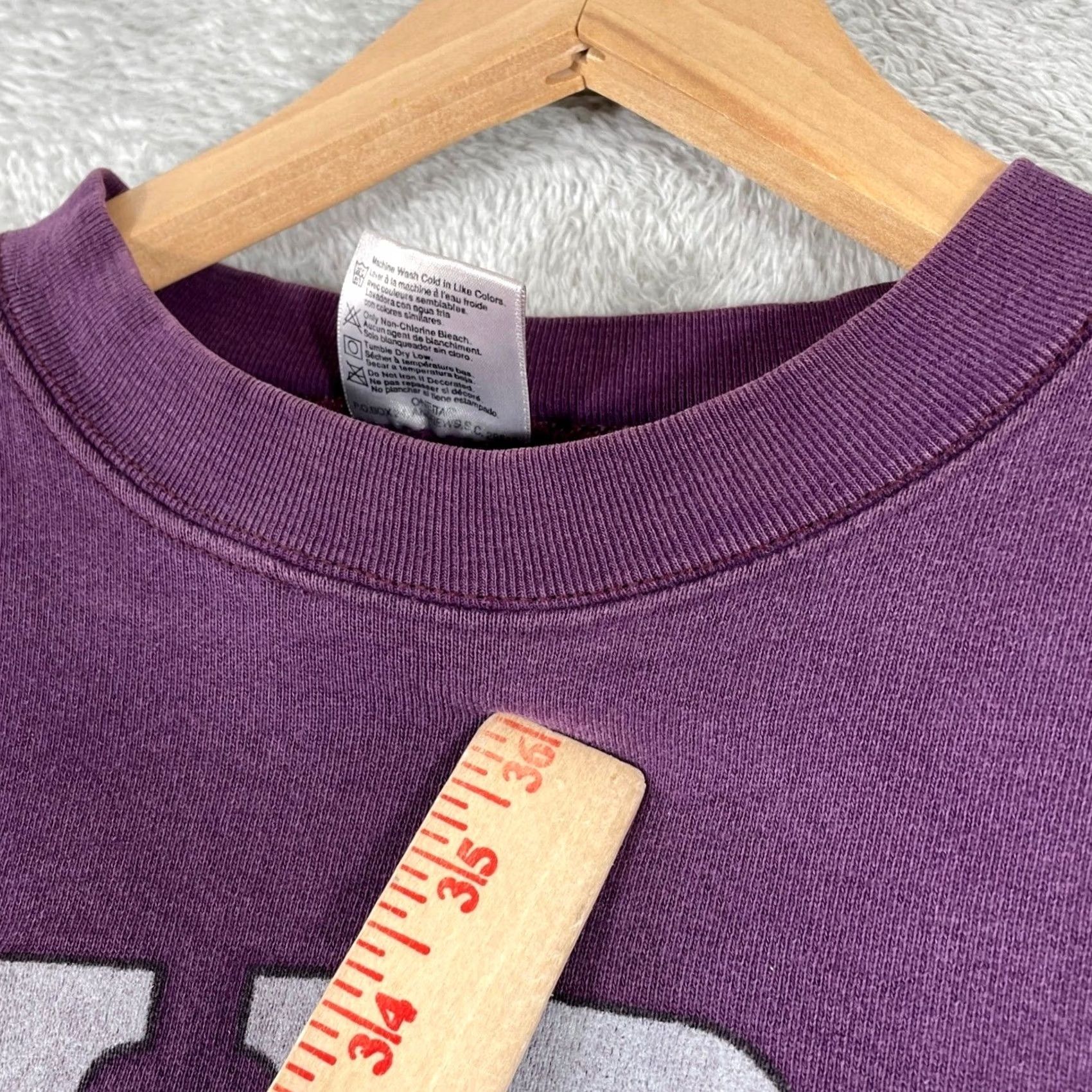 Vintage VINTAGE Oneita Sweatshirt Mens Large Purple Graphic Made in USA Venice Beach 90s Size US L / EU 52-54 / 3 - 5 Thumbnail