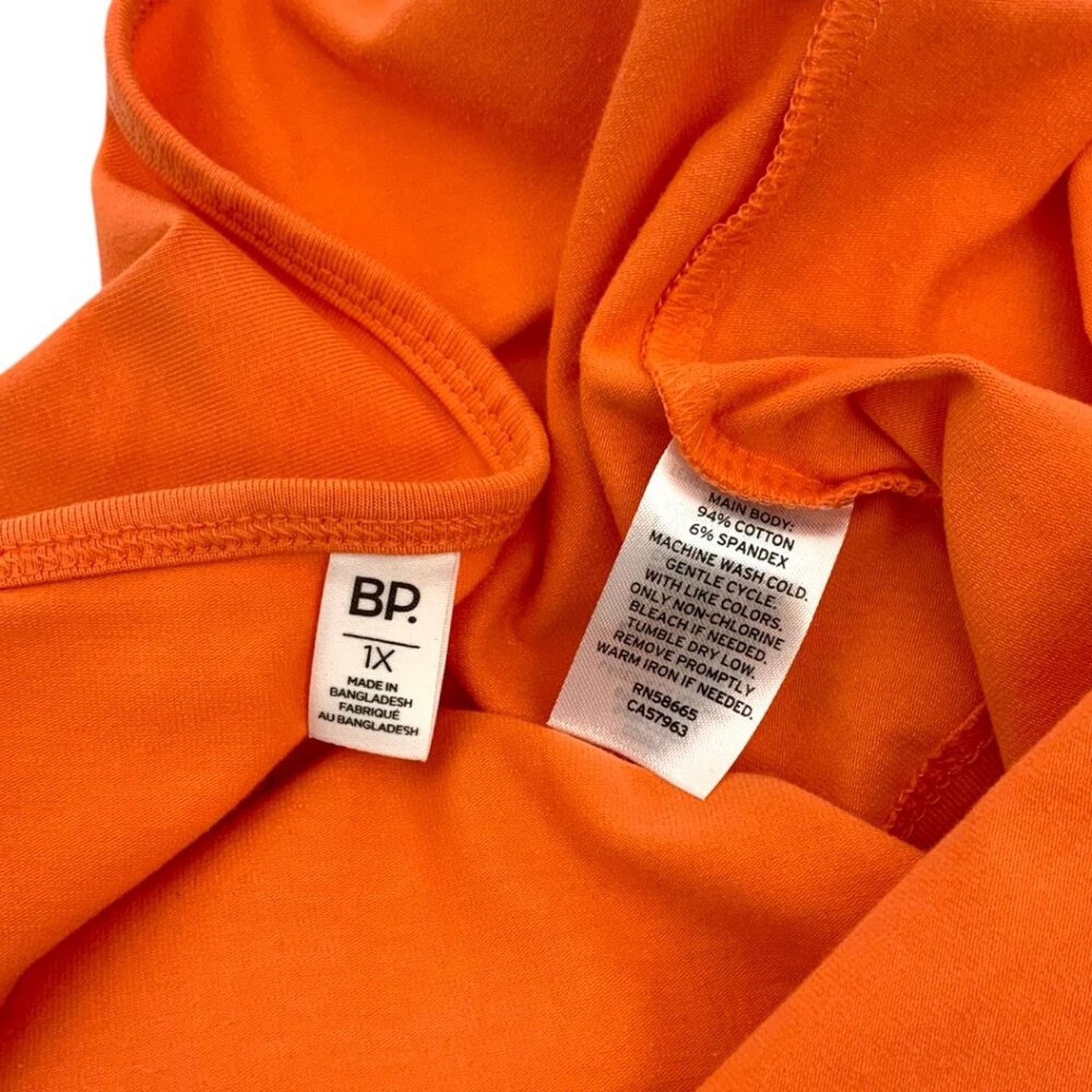 BP. BP Halter Crop Top Orange Size 1X NWOT Size XL / US 12-14 / IT 48-50 - 4 Thumbnail