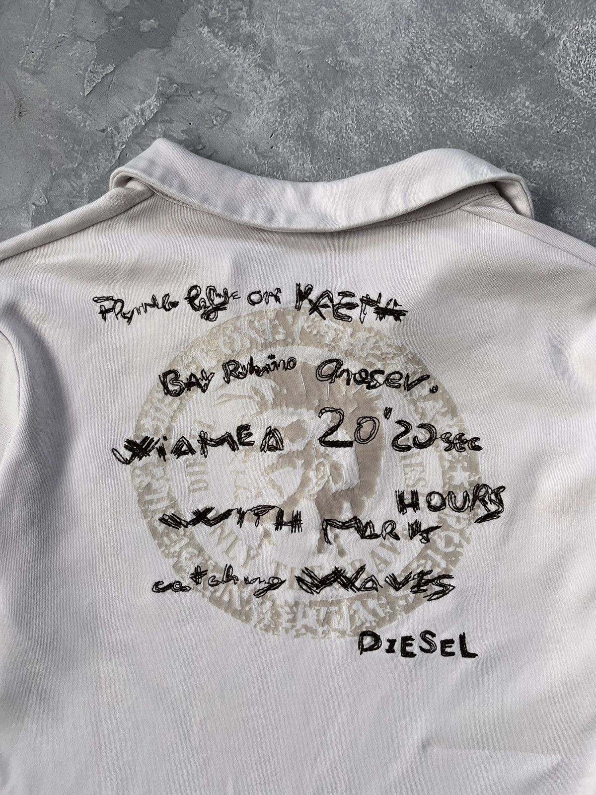 Diesel Vintage Diesel Longsleeve T-shirts Logo Y2K Avantgarde 90s Size M / US 6-8 / IT 42-44 - 11 Thumbnail