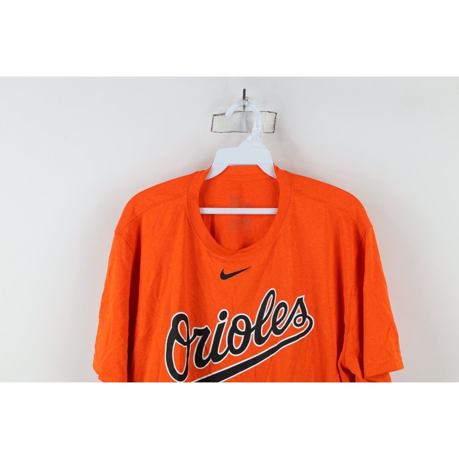 Nike New Nike Center Swoosh Baltimore Orioles Baseball T-Shirt Size US XL / EU 56 / 4 - 2 Thumbnail