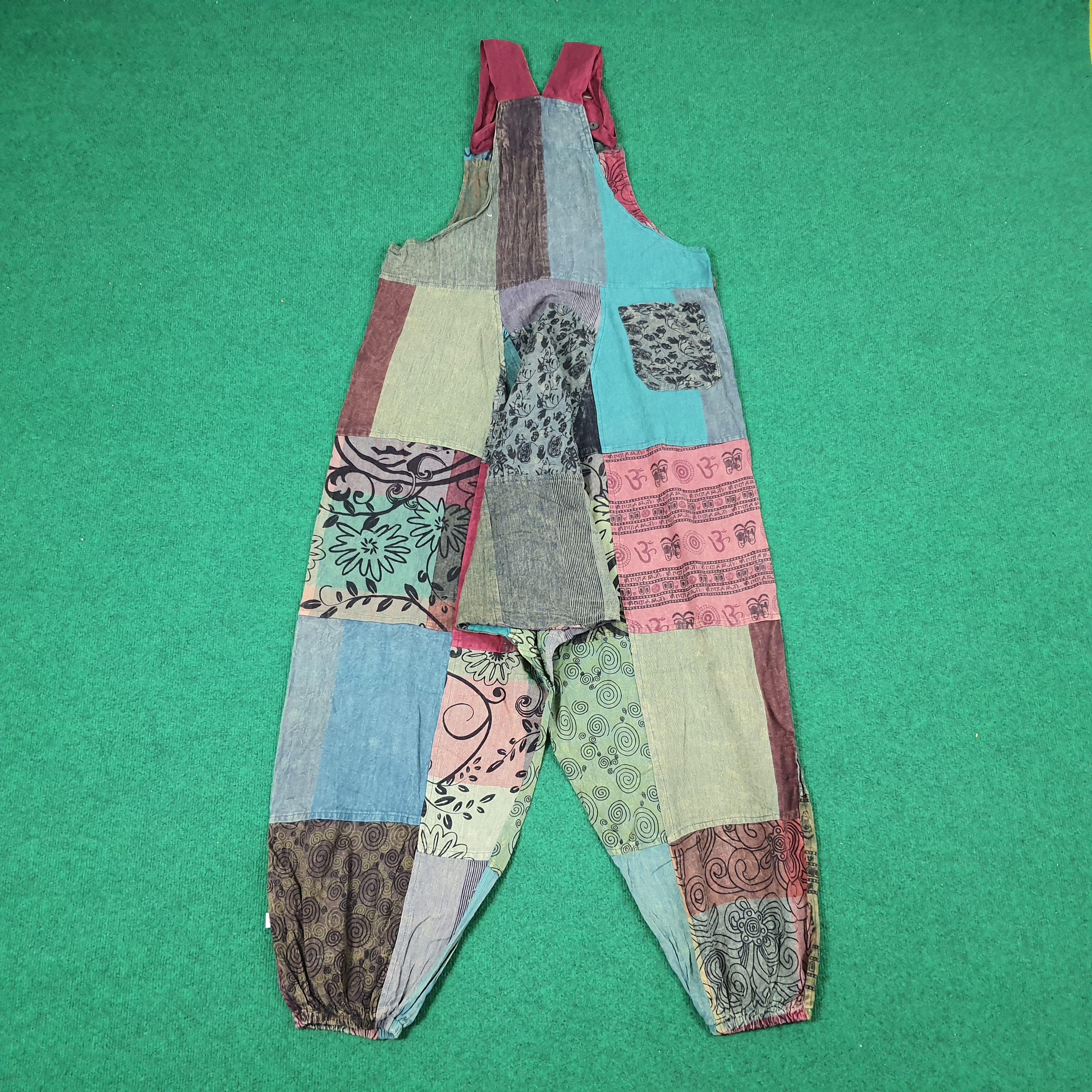 Japanese Brand Vintage Streetwear Patchwork Graphic Design Overall Size US 38 / EU 54 - 3 Thumbnail