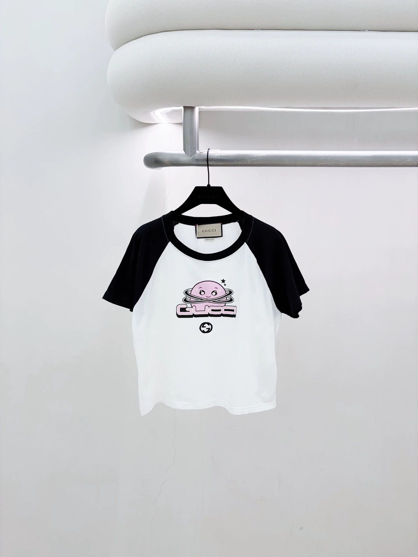 Gucci Gucci 2nd B&W Colorblock Cartoon Print SS Tee L Size L / US 10 / IT 46 - 1 Thumbnail