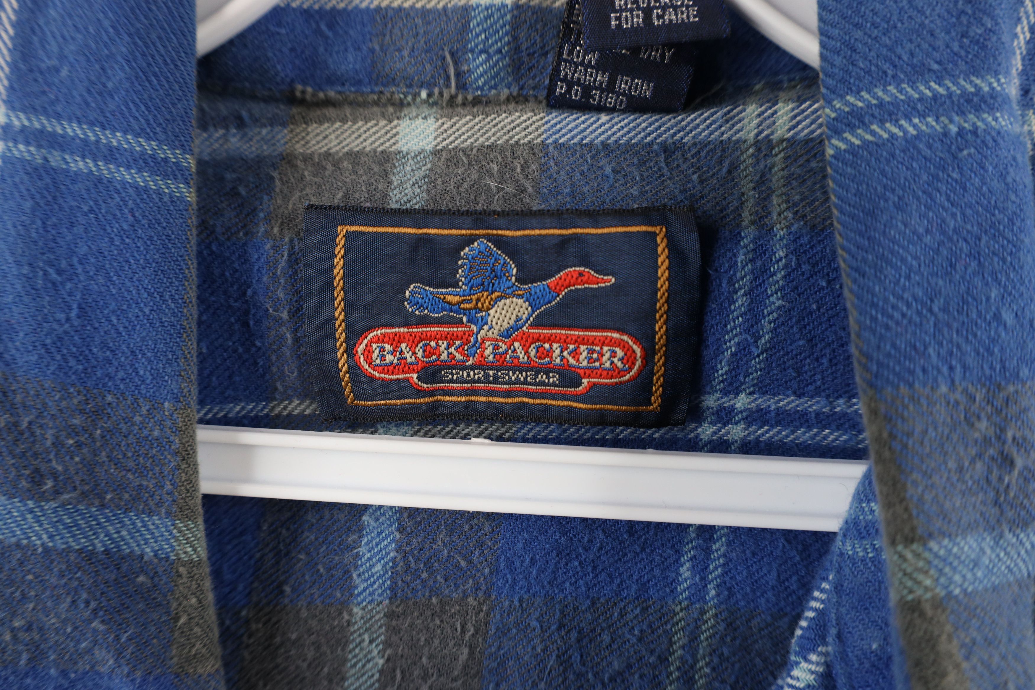 Vintage Vintage 90s Streetwear Flannel Collared Button Down Shirt Size US M / EU 48-50 / 2 - 7 Thumbnail