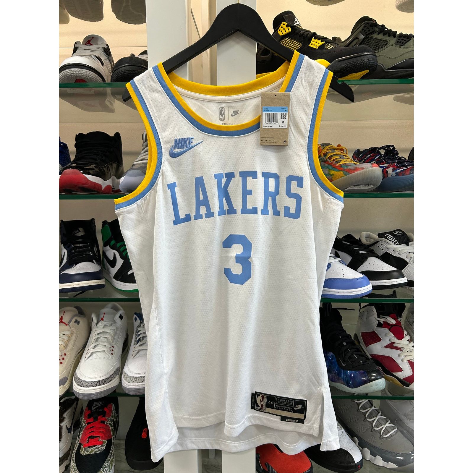 Nike Los Angeles Lakers Classic Edition jersey #3 Anthony Davis M Size US M / EU 48-50 / 2 - 1 Thumbnail