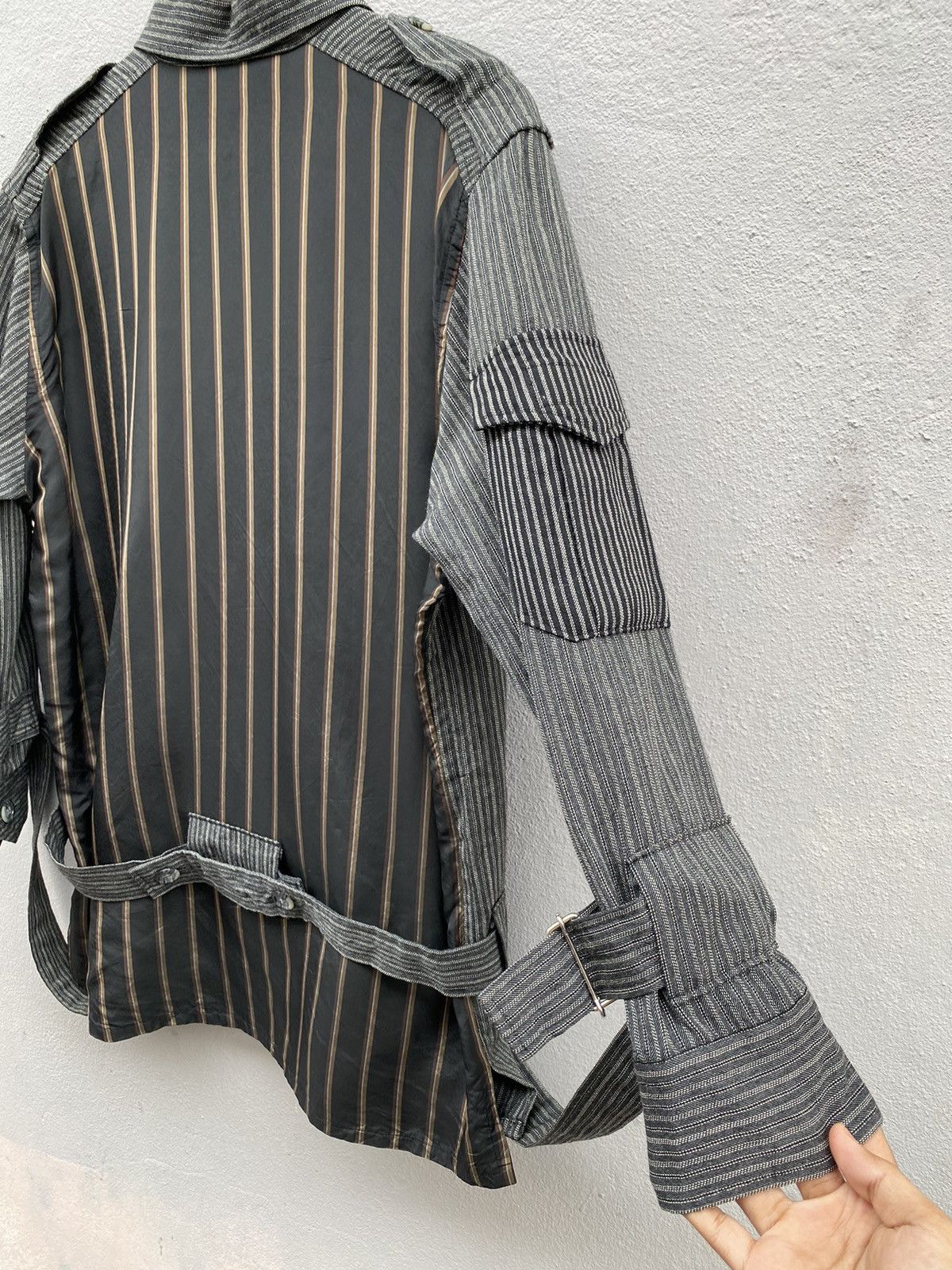 Japanese Brand × Seditionaries × Vintage Vintage 90s MILKBOY Bondage Hybrid Seditionaries/Punk Shirt Size US M / EU 48-50 / 2 - 21 Thumbnail
