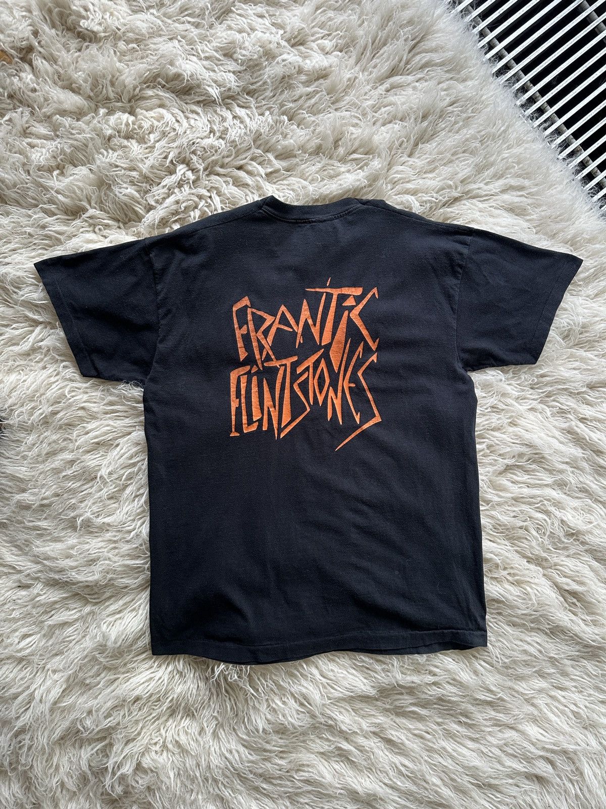 Vintage RARE FRANTIC FLINTSTONES „HITS FROM THE BONG“ TEE XL Size US XL / EU 56 / 4 - 3 Thumbnail