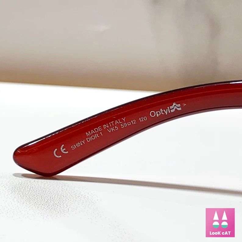 Dior Dior Sunglasses Shiny 1 Mask Shield Sport Bike Vintage Size ONE SIZE - 6 Thumbnail