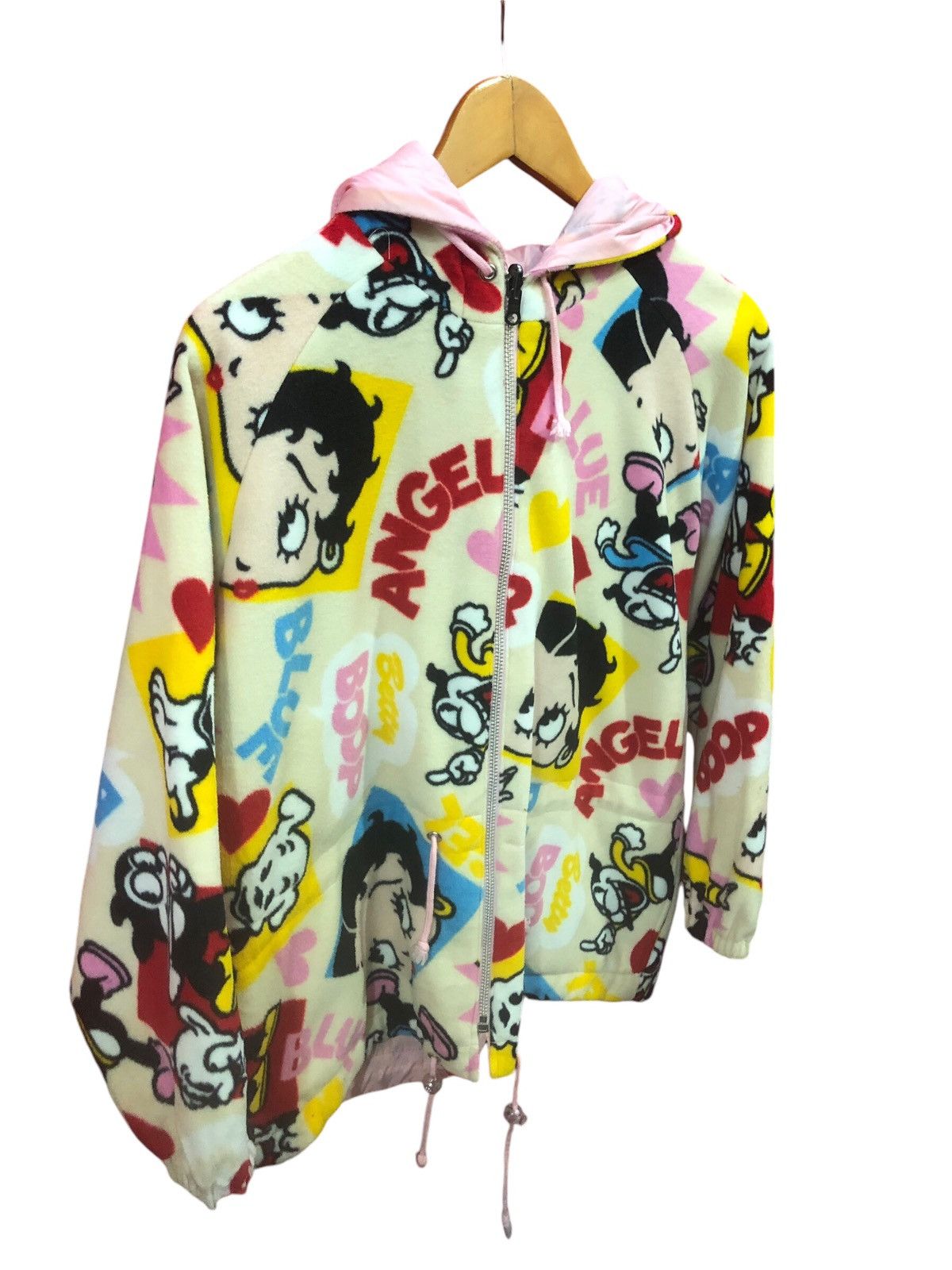 Cartoon Network × Vintage Vintage Betty Boop Allover Printed Reversible Hoodie Jacket Size US M / EU 48-50 / 2 - 2 Thumbnail