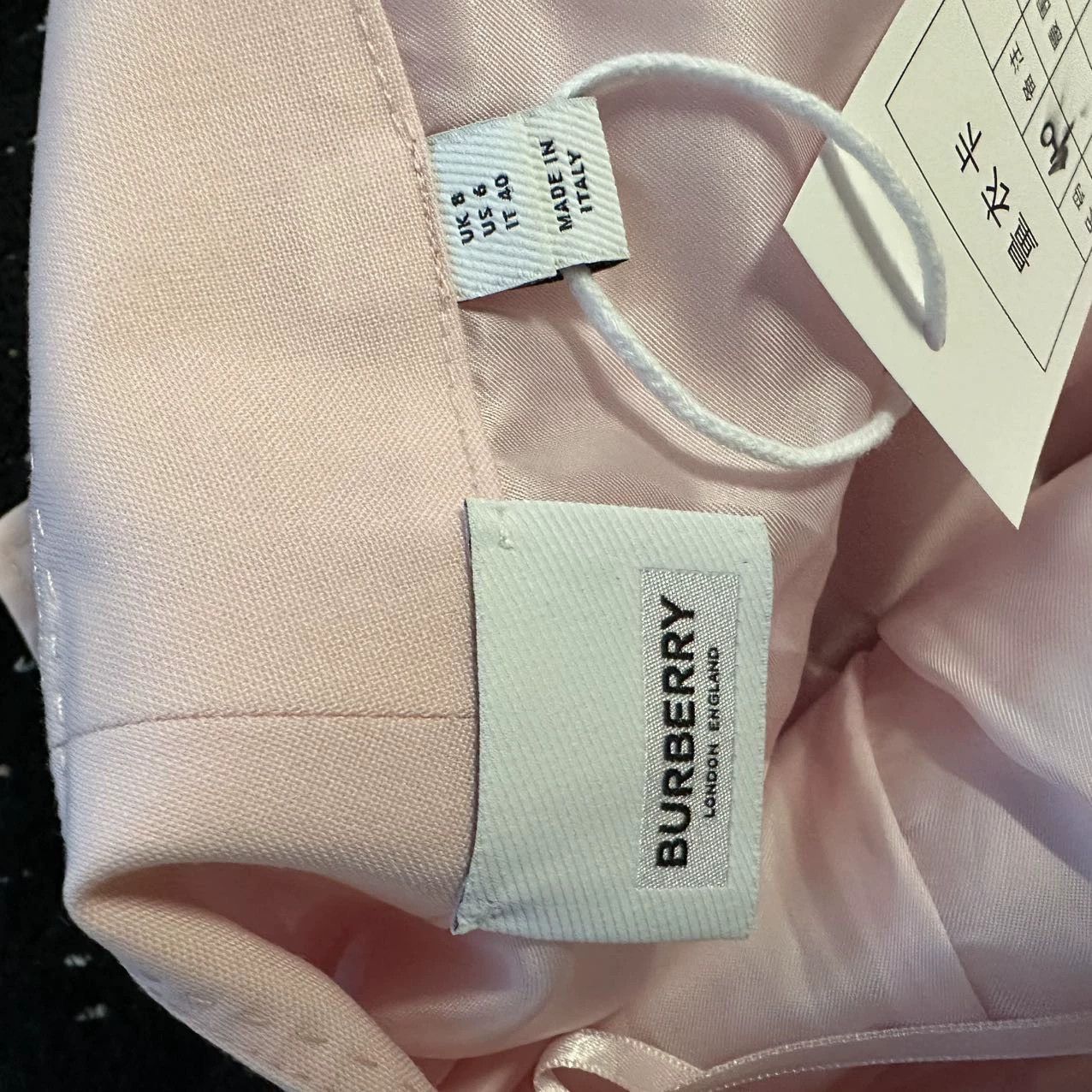 Burberry Burberry Pink Belted Chinos 99 New Size 28" / US 6 / IT 42 - 4 Thumbnail