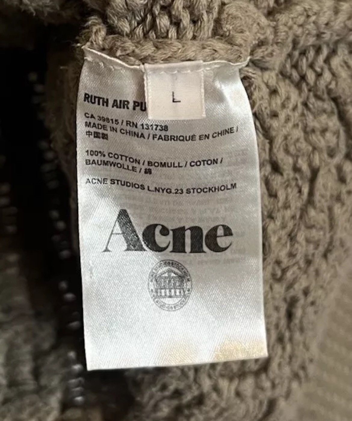 Acne Studios Acne Studios Ruth Air Large Chunky Cable Knit Raglan Sweater Size L / US 10 / IT 46 - 5 Thumbnail