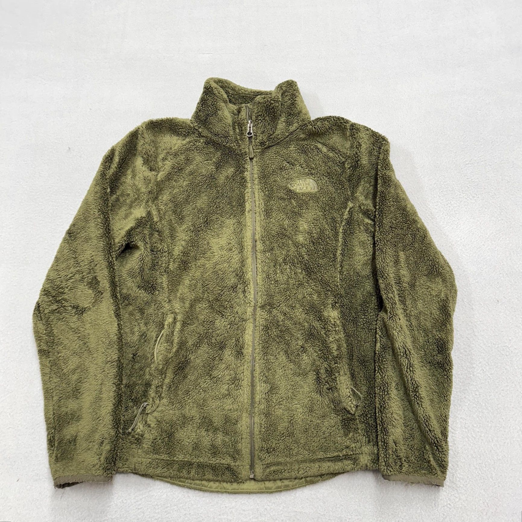 The North Face The North Face Jacket Womens Small Green High Pile Fleece Full Zip Soft Size S / US 4 / IT 40 - 3 Thumbnail