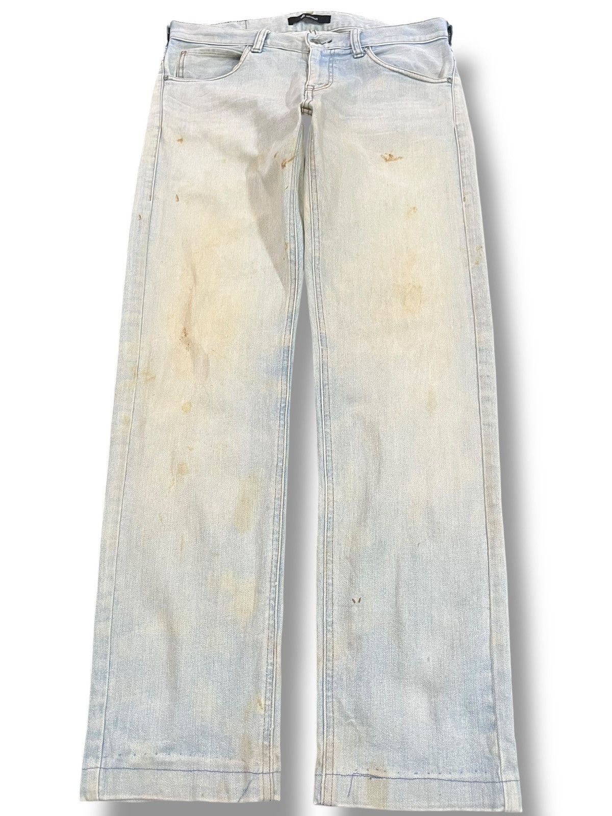 Johnbull × KOJIMA GENES Vintage JohnBull Pale Blue Faded Zipper Pocket Denim Size US 31 - 1 Thumbnail