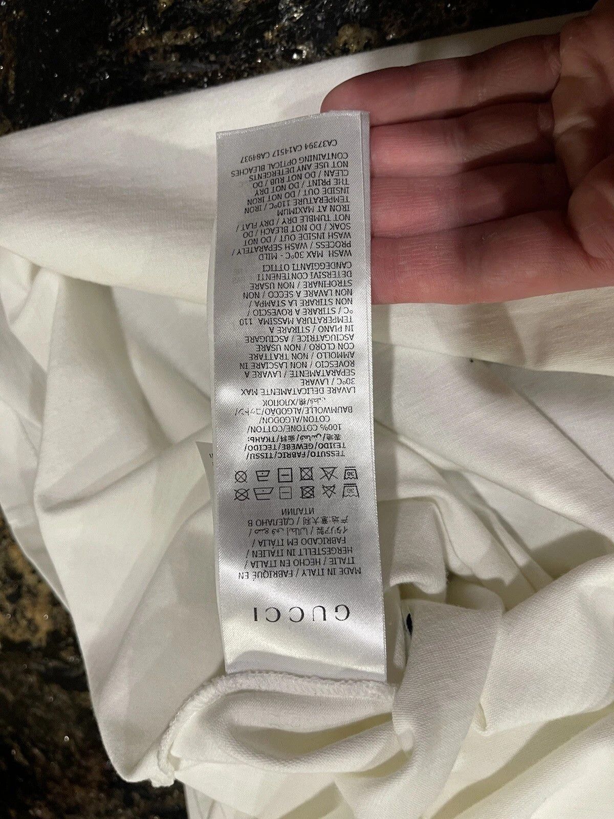 Gucci Gucci Classic GG Oval Logo White Short Sleeve T-Shirt Size US XXL / EU 58 / 5 - 8 Thumbnail