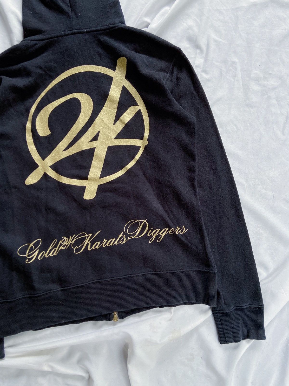 Japanese Brand GOLDS 24 KARATS DIGGERS ZIP HOODIE undercover number nine Size US M / EU 48-50 / 2 - 19 Thumbnail
