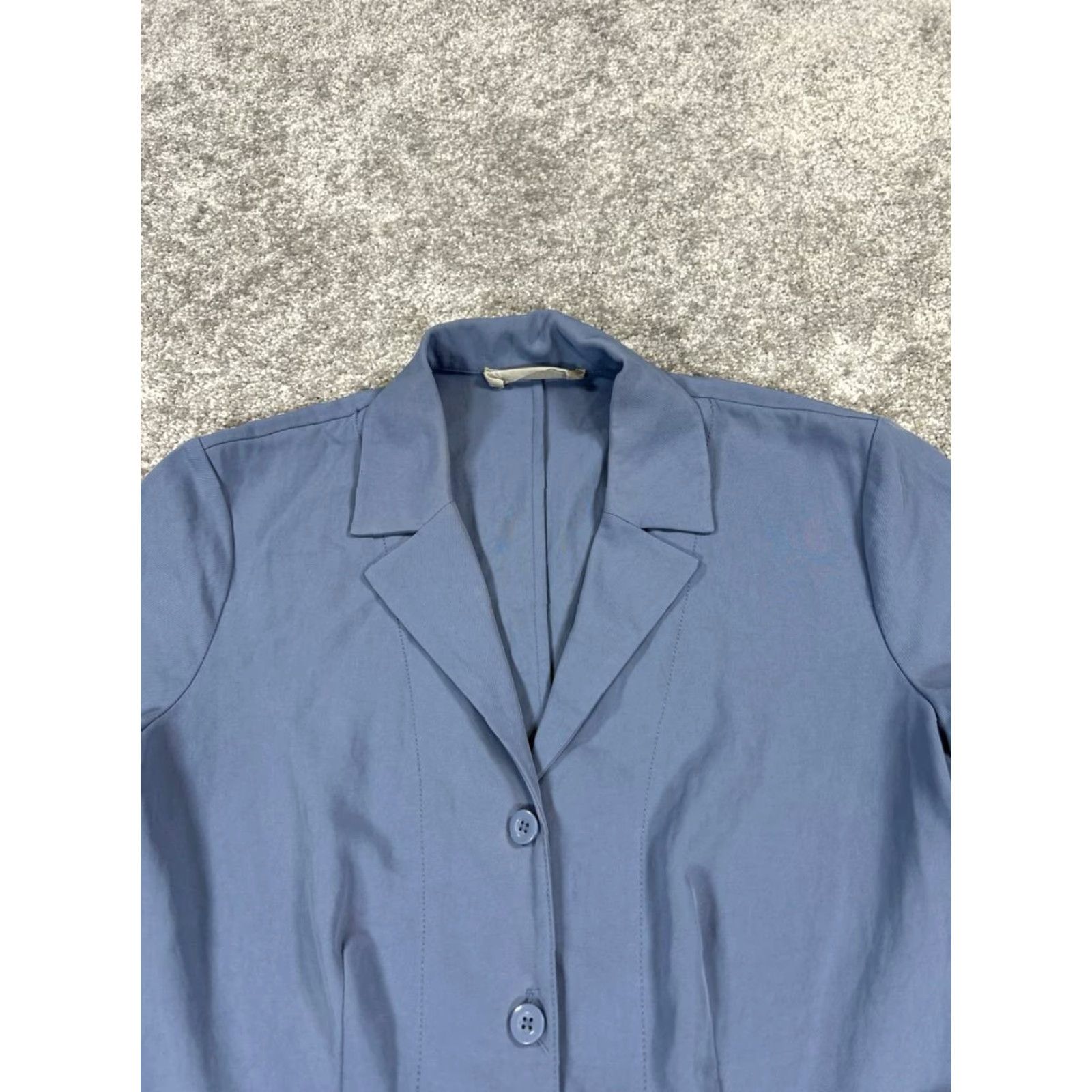 Everlane Everlane Dress Womens 0 Blue Wrap Blouson Size XS / US 0-2 / IT 36-38 - 2 Thumbnail