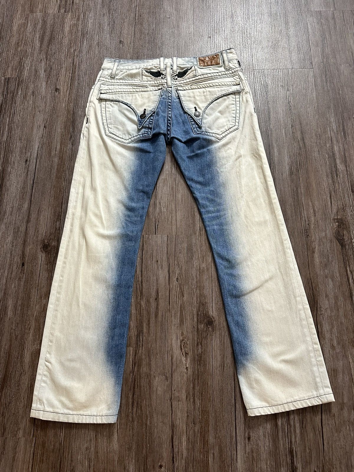 Robins Jeans 🔥Robin’s Jeans🔥 Bleached and Dyed Denim Jeans Size US 31 - 3 Thumbnail