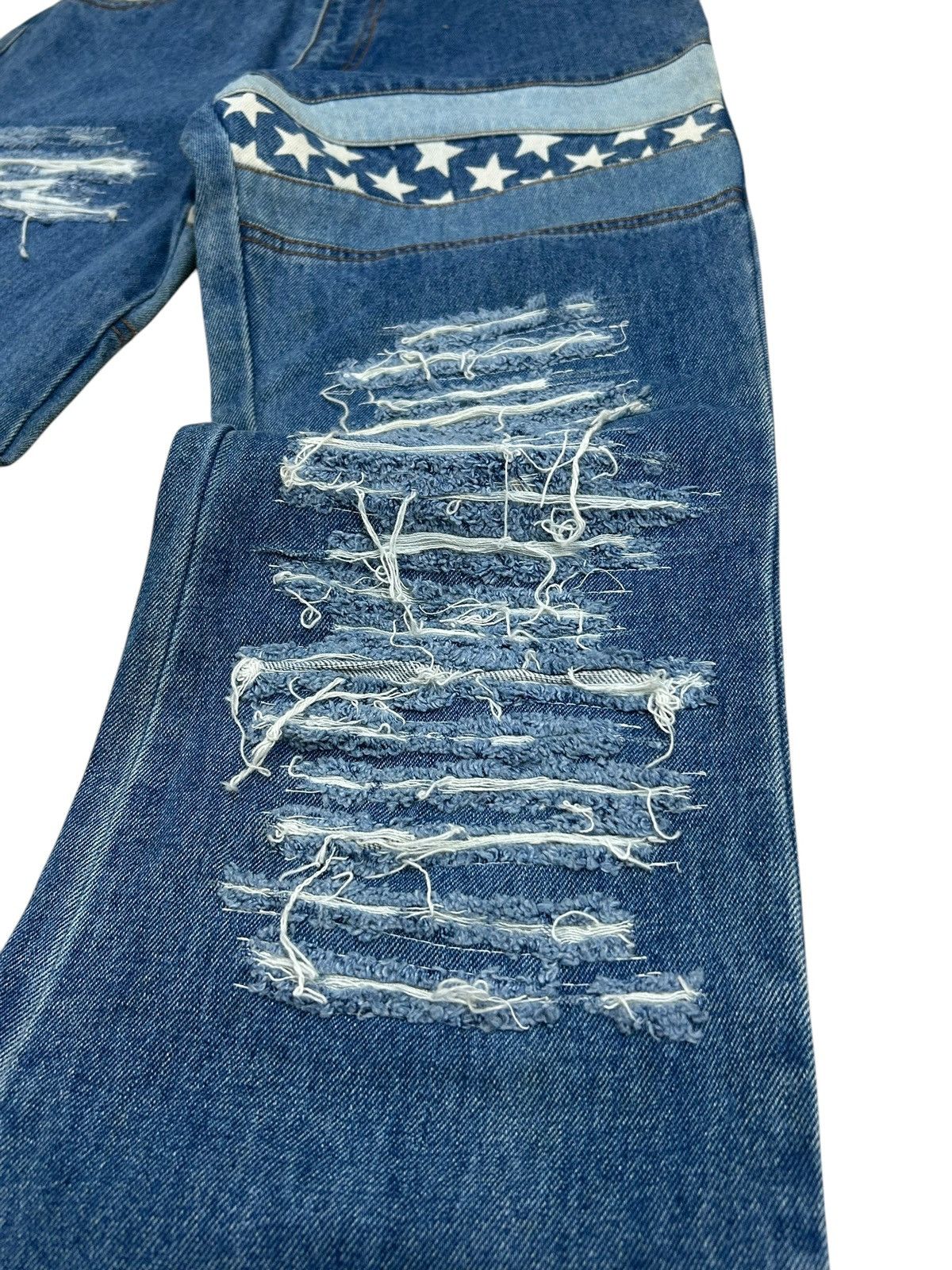 Hysteric Glamour 80s Flare Retro Pop Japan Jean Distressed Huggy Star Style Size US 28 / EU 44 - 5 Thumbnail