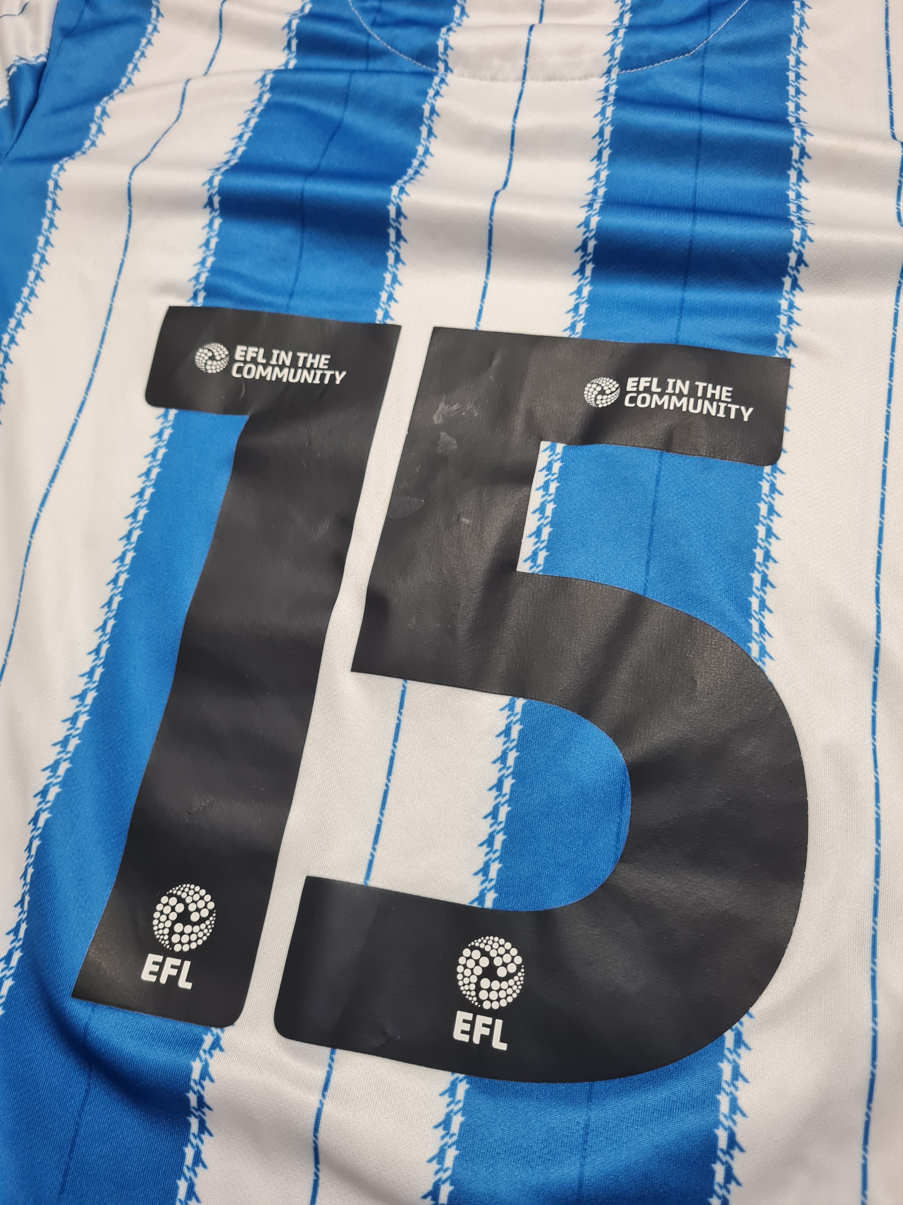 Umbro Huddersfield Town Home Shirt 2024/25 Umbro Mens Blue White Size US L / EU 52-54 / 3 - 21 Thumbnail