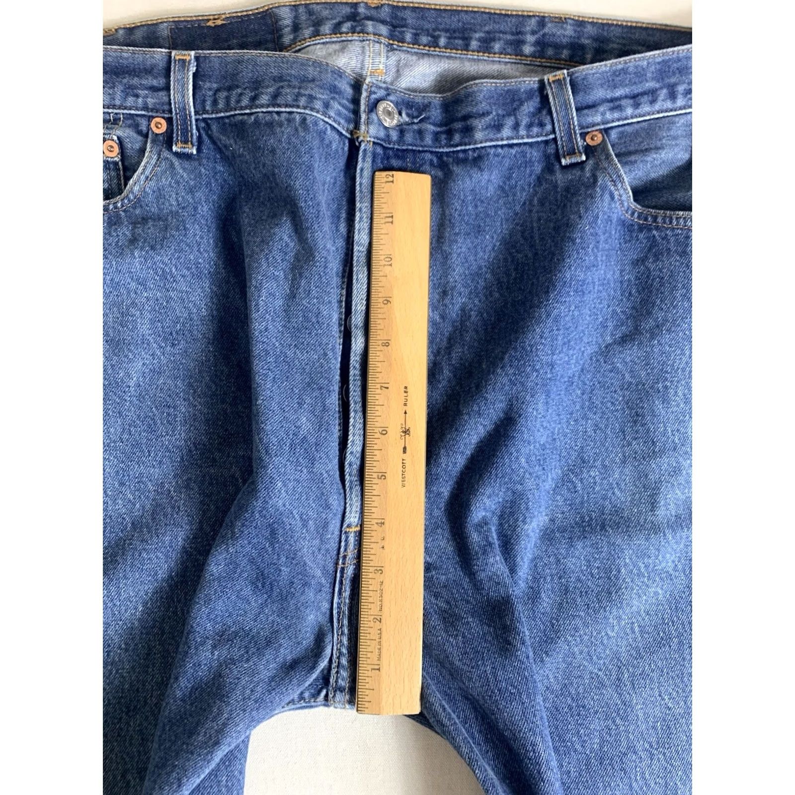 Levi's VINTAGE Levi's 501 Jeans Shirt? No, Better: Levi's 501 Jeans Men Blue 42x29 Regular Button Fly USA 90s Straight Denim Jeans 5-Pocket Size US 42 / EU 58 - 6 Thumbnail