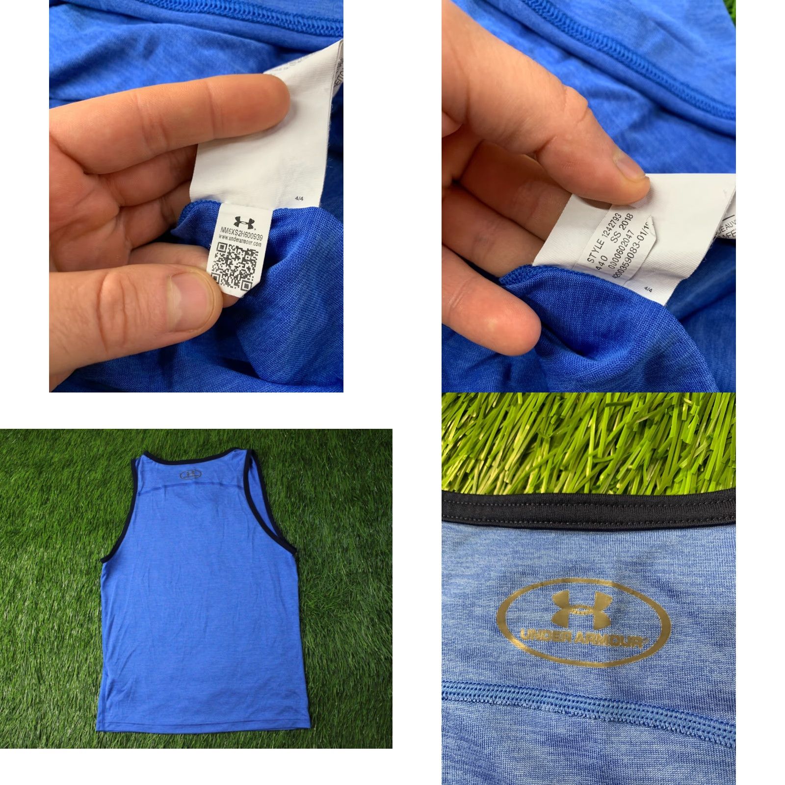 Under Armour Under Armour HeatGear 2018 Vest Shirt Men M Navy Blue Black Sleeveless Tank Jersey Base Layer Sports 2018 Size US M / EU 48-50 / 2 - 8 Thumbnail