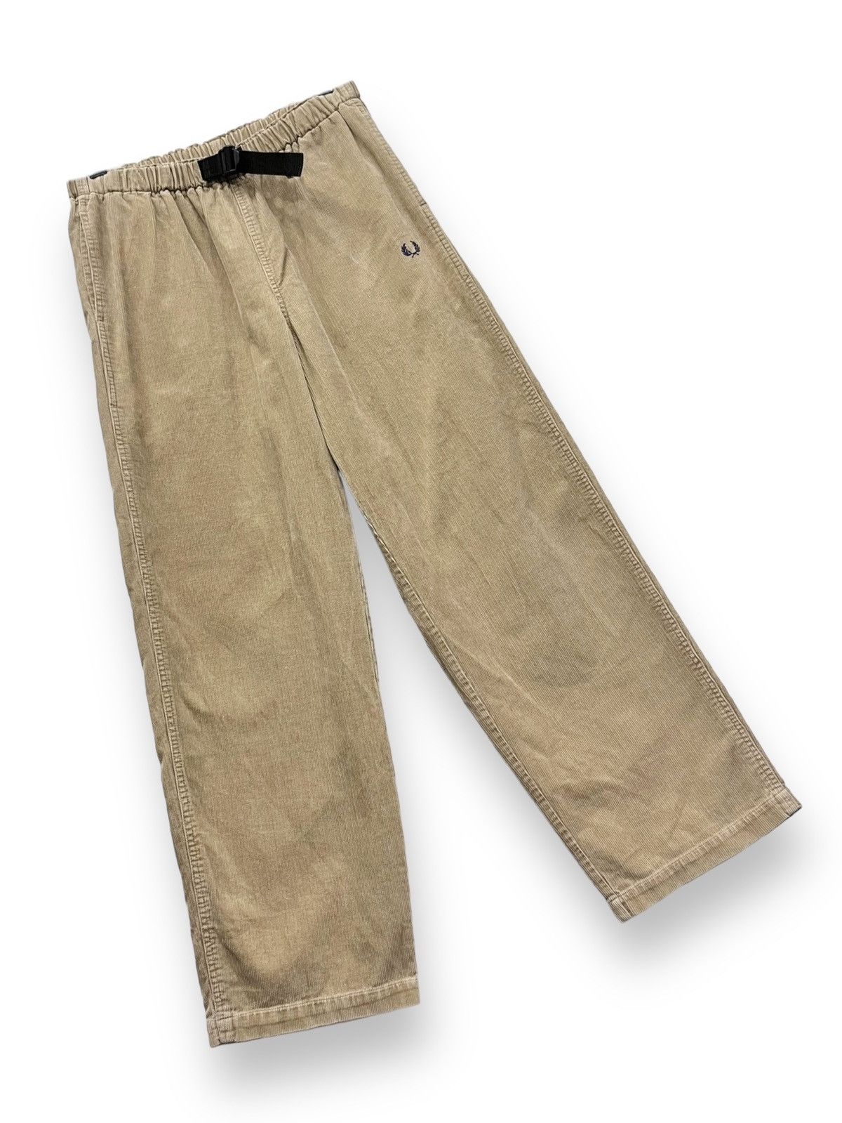 Fred Perry 🔥Vintage FRED PERRY Corduroy Elastic Waist Easy Fit Pants Size US 30 / EU 46 - 4 Thumbnail