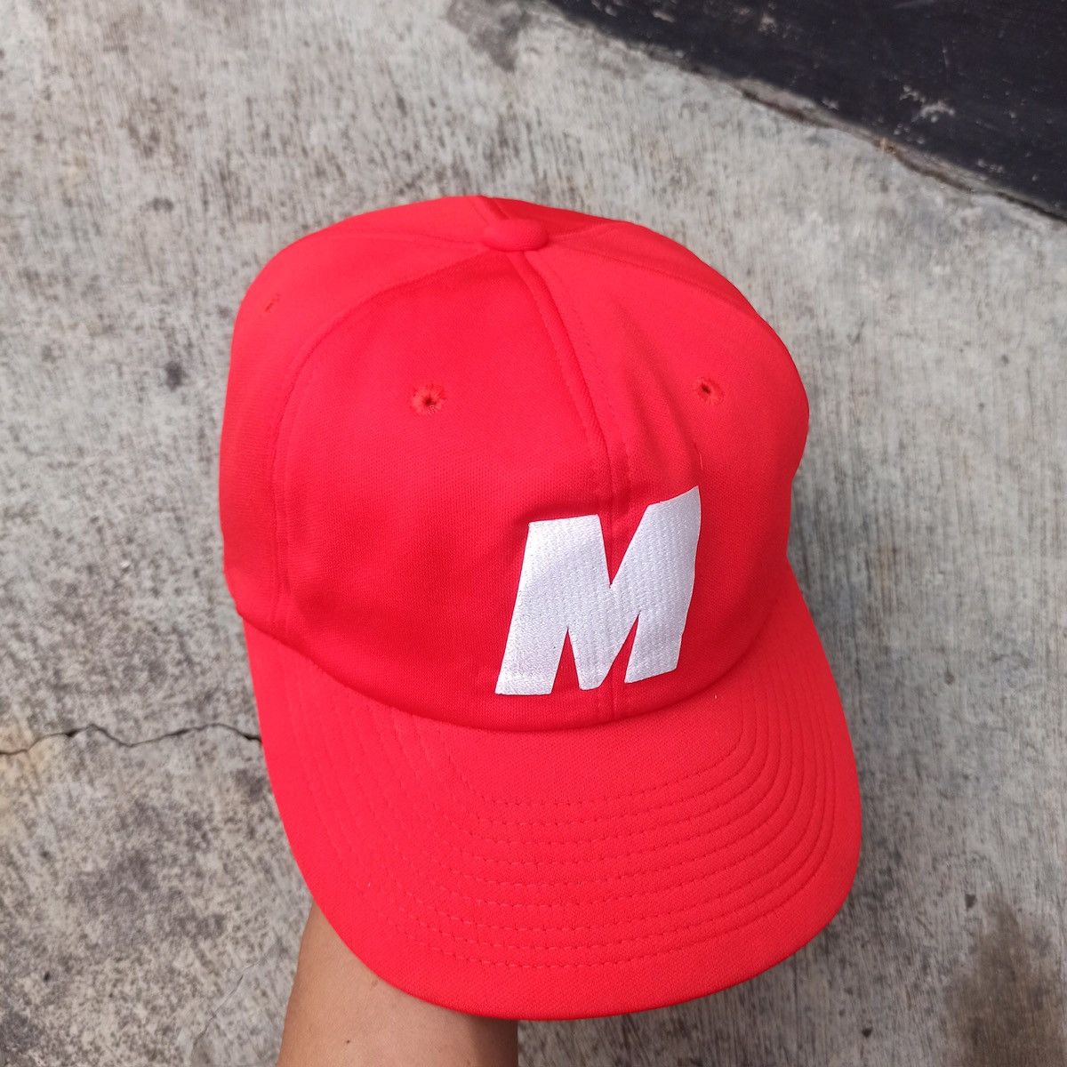 Hat Club × Mizuno × Vintage Sick.. initial M fitted hat with leather inner Size ONE SIZE - 6 Thumbnail