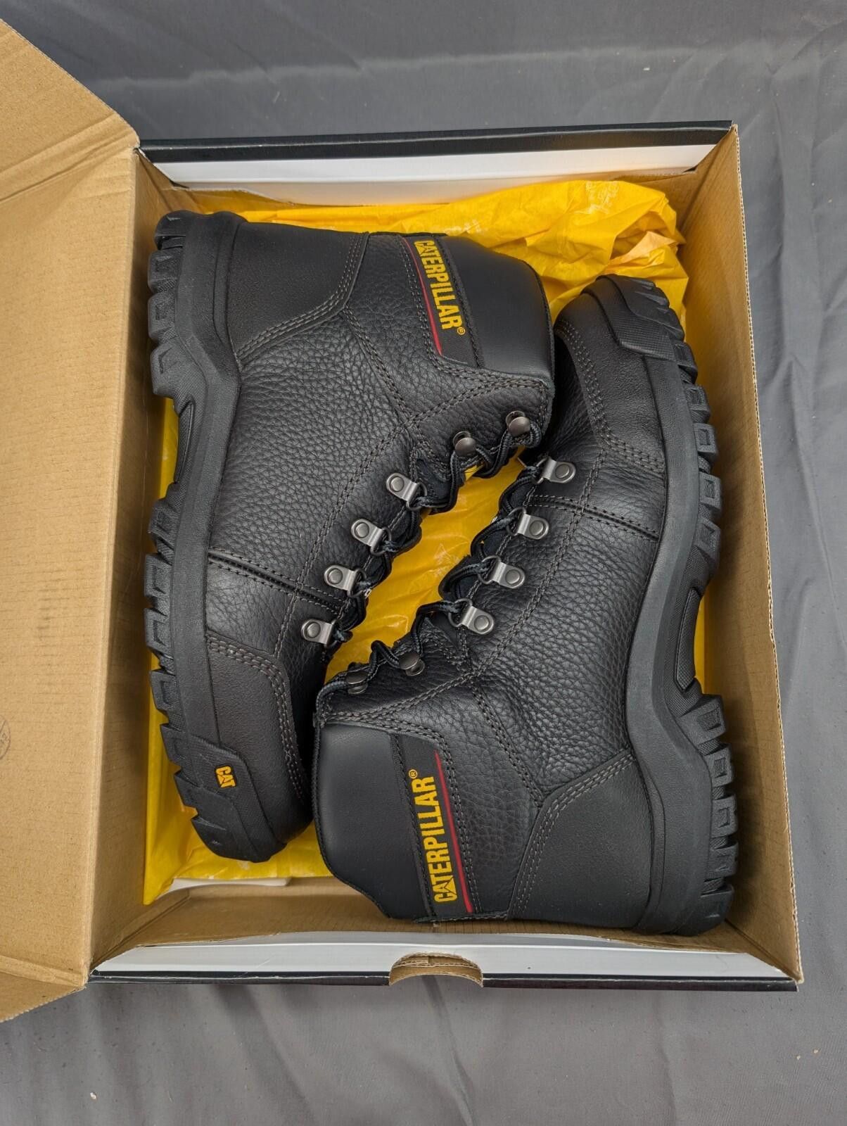 Caterpillar Caterpillar CAT Outline ST Steel Toe Work Boots Black 10.5M Size US 10.5 / EU 43-44 - 6 Thumbnail