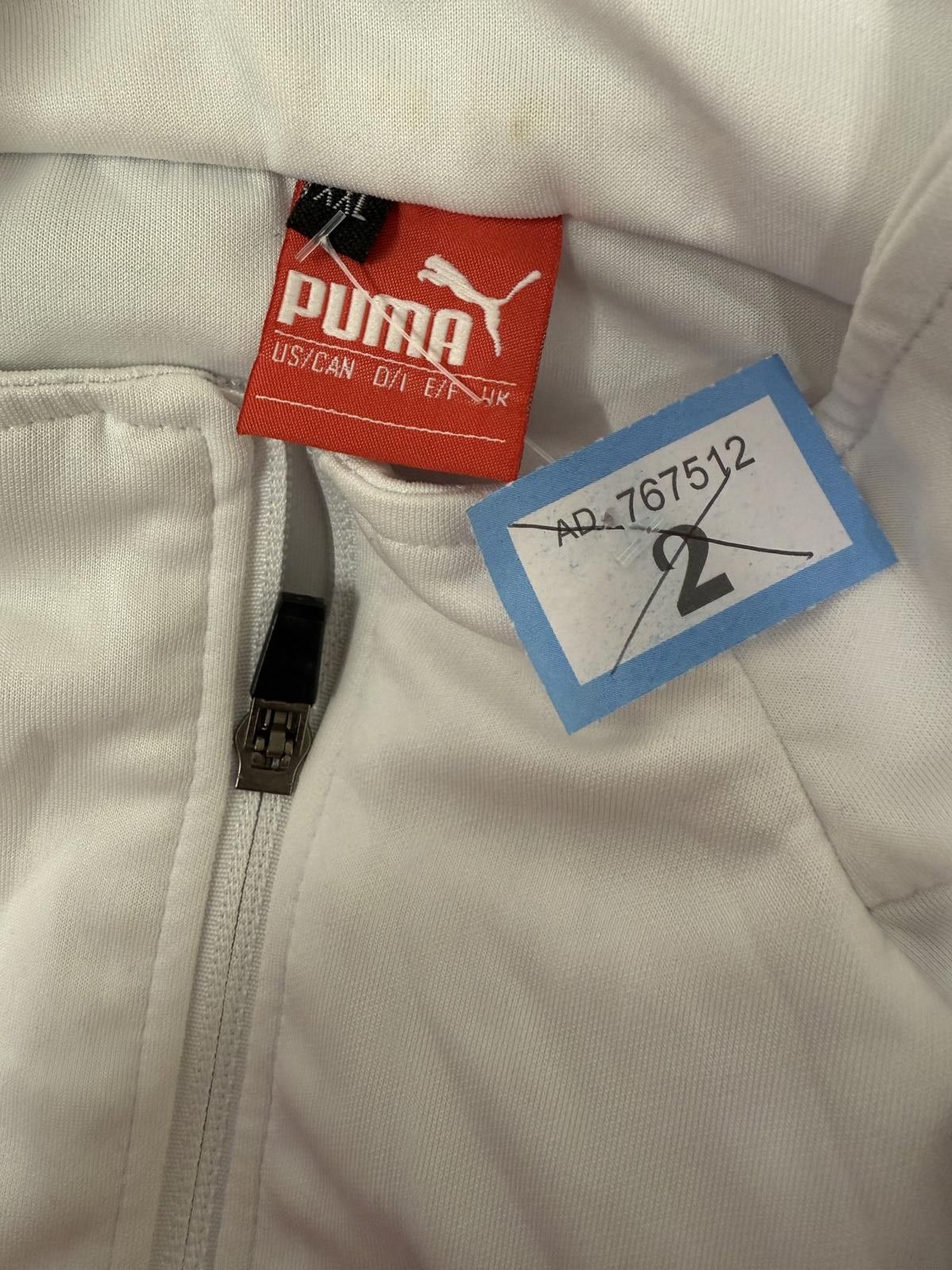 Puma Puma White Soccer Training Top with Moroccan Football Badge Size US XXL / EU 58 / 5 - 2 Thumbnail
