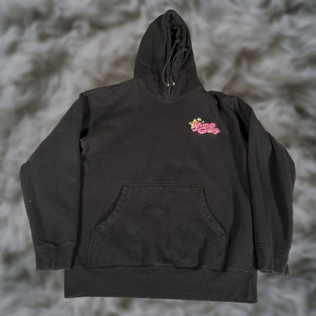 Vintage Yung Gravy Music Hoodie Mens M Black Graphic Print Logo Embroidered 2021 Back In Business Tour Merch Crew Neck Pullover Size US M / EU 48-50 / 2 - 1 Thumbnail