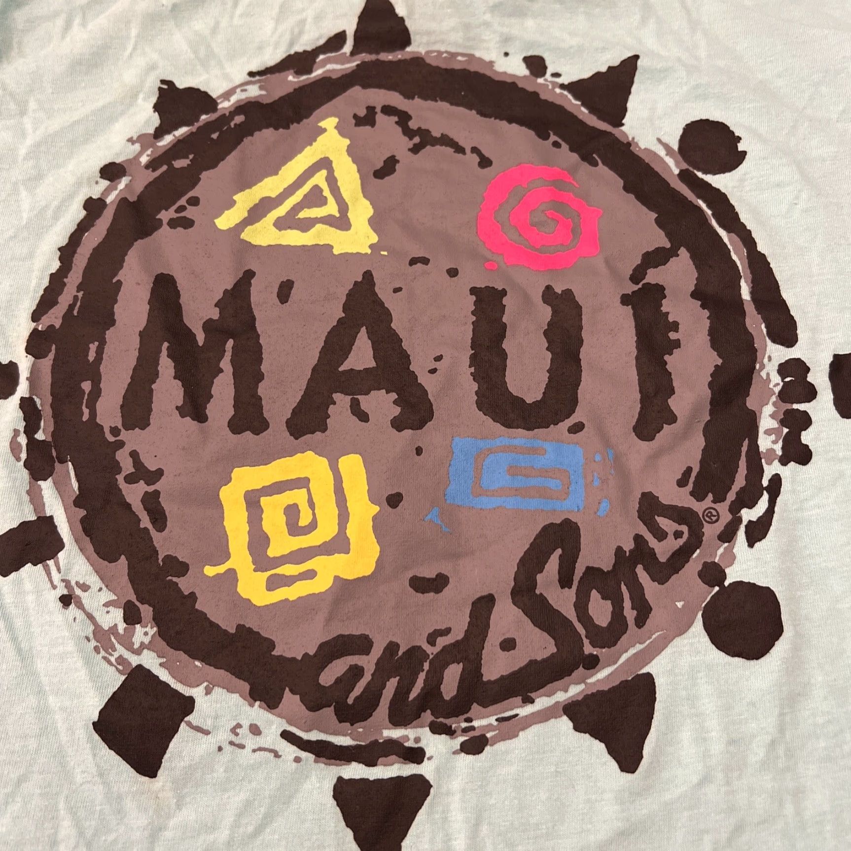 Etro VINTAGE Maui & Sons Shirt Adult Medium Blue Surfer Surfing 90s USA Ocean Lovers Mens T-Shirt Size US M / EU 48-50 / 2 - 2 Thumbnail