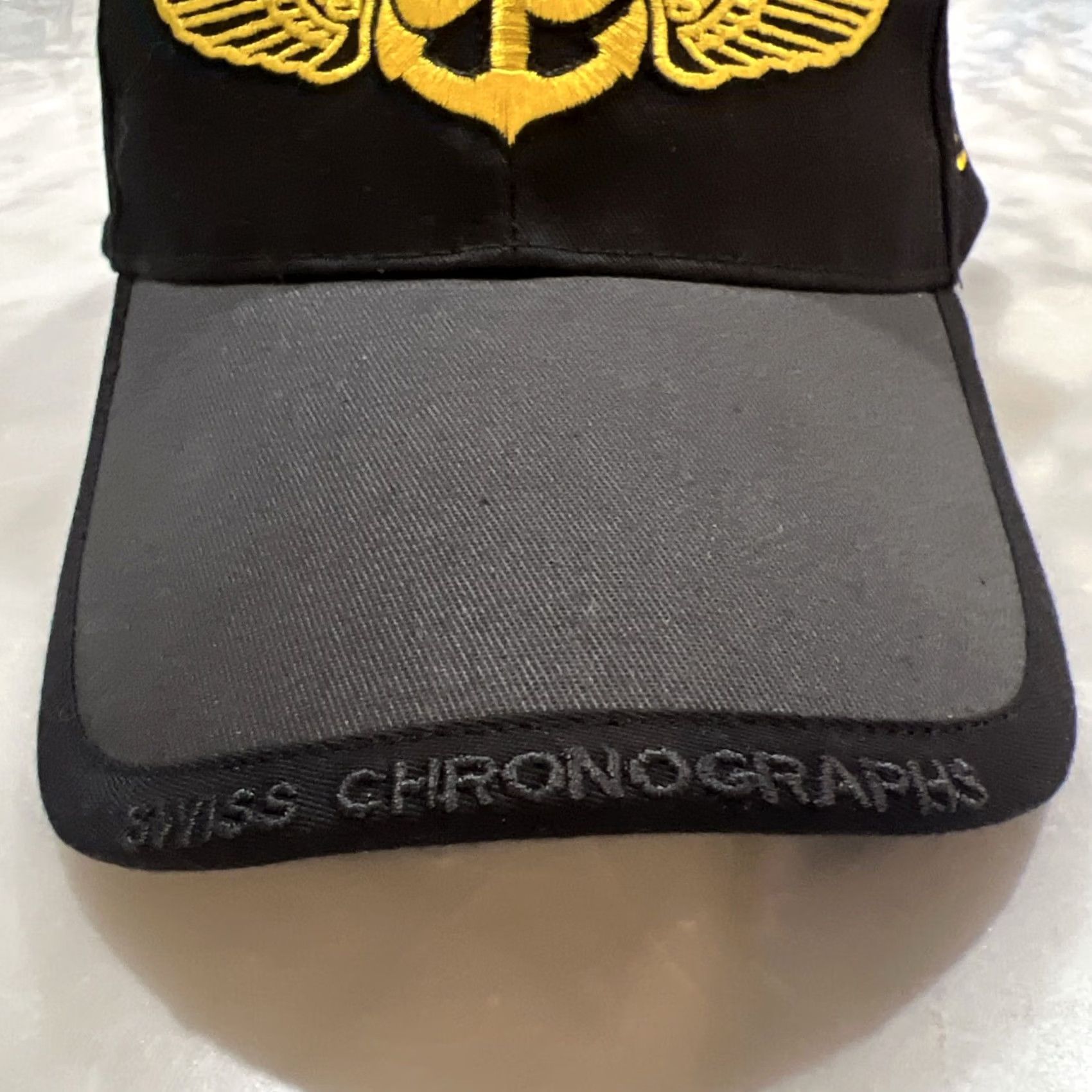 Breitling VINTAGE Breitling Baseball Cap Hat Snapback Men One Size Black Adjustable Logo Casual Summer Size ONE SIZE - 4 Thumbnail