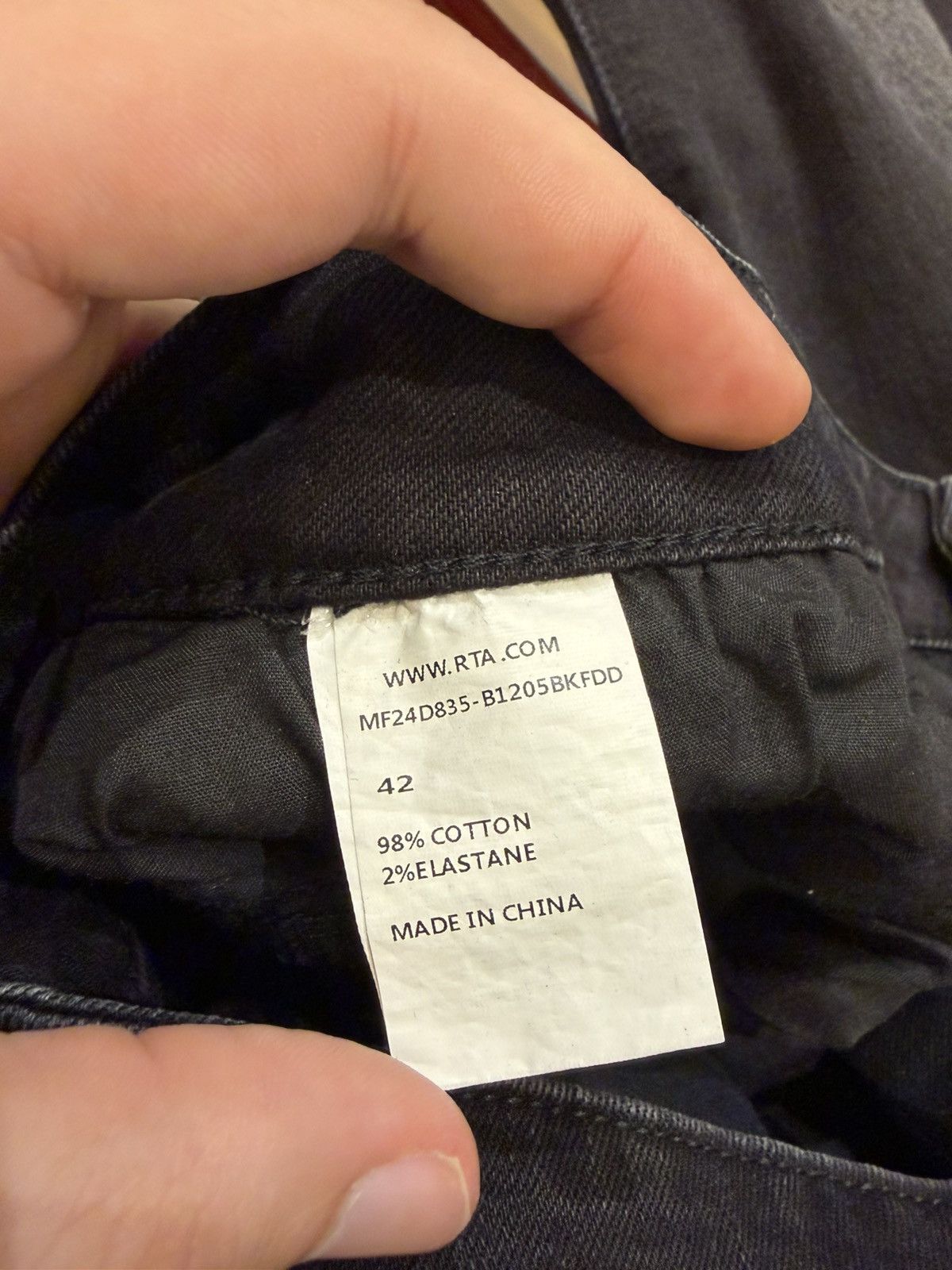 Rta RtA Denim Jeans Size US 42 / EU 58 - 4 Thumbnail