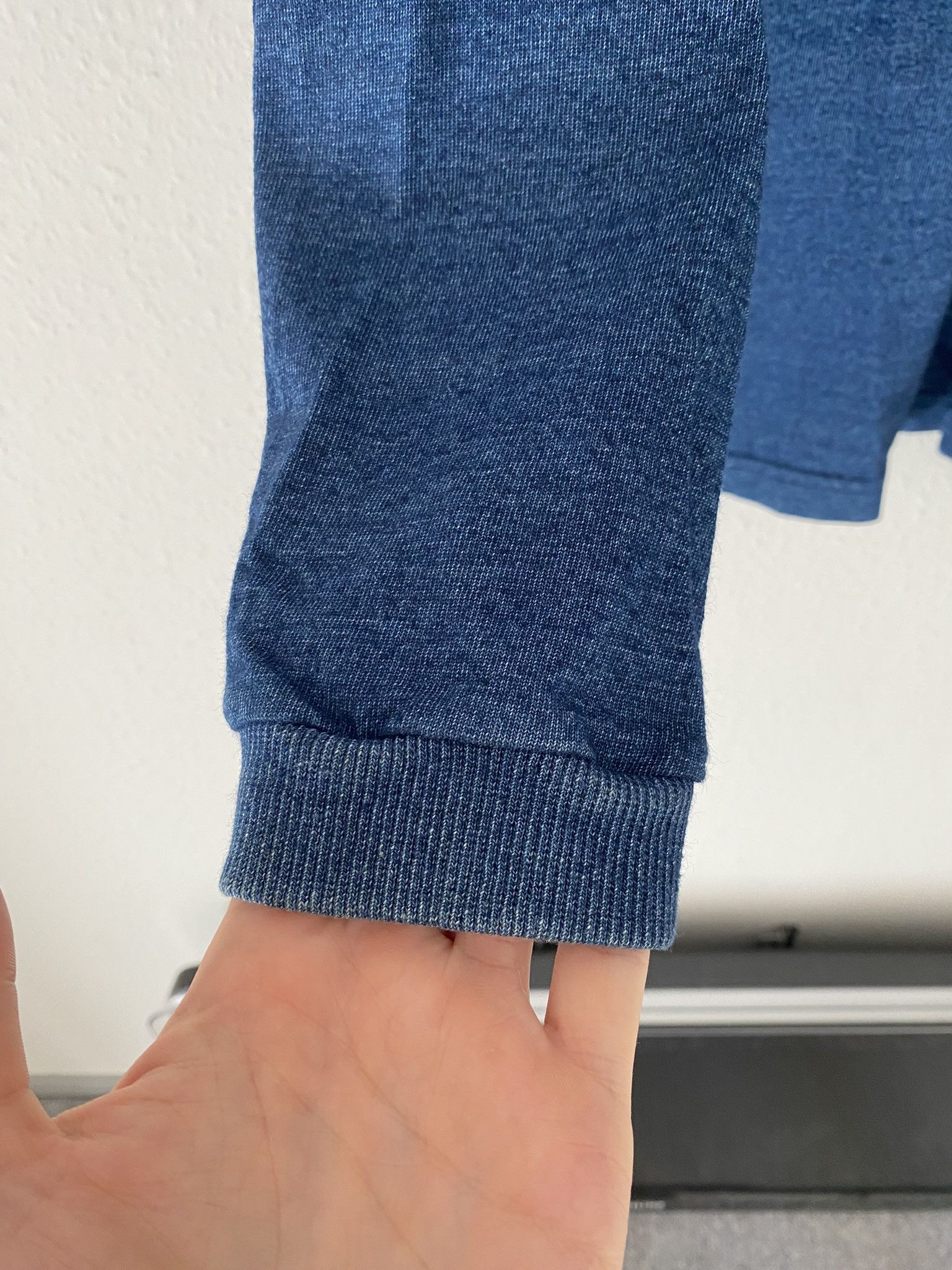 Vintage 2/M - Indigo Knit Shirt - Made in England Size US M / EU 48-50 / 2 - 6 Thumbnail