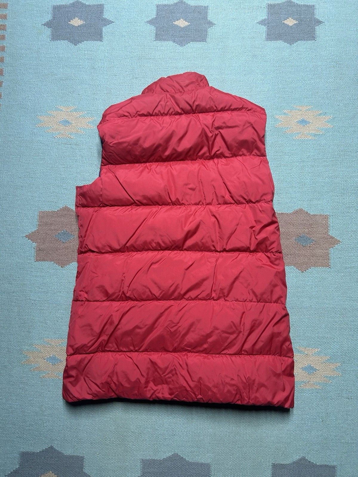 Vintage 80s down filled puffer vest jacket poly cotton reversible M Size US M / EU 48-50 / 2 - 10 Thumbnail
