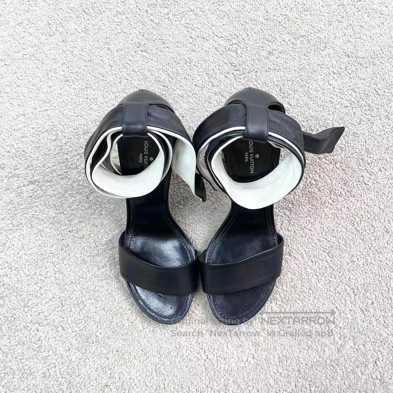 Louis Vuitton Louis Vuitton Snakeskin heeled sandals| Size US 7 / IT 37 - 3 Thumbnail