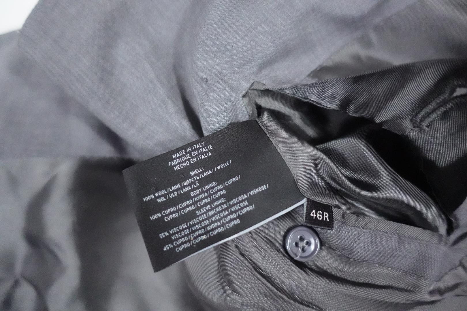Ralph Lauren Black Label Ralph Lauren Black Label Blazer Jacket Coat Gray Wool 46R Size 46R - 4 Thumbnail